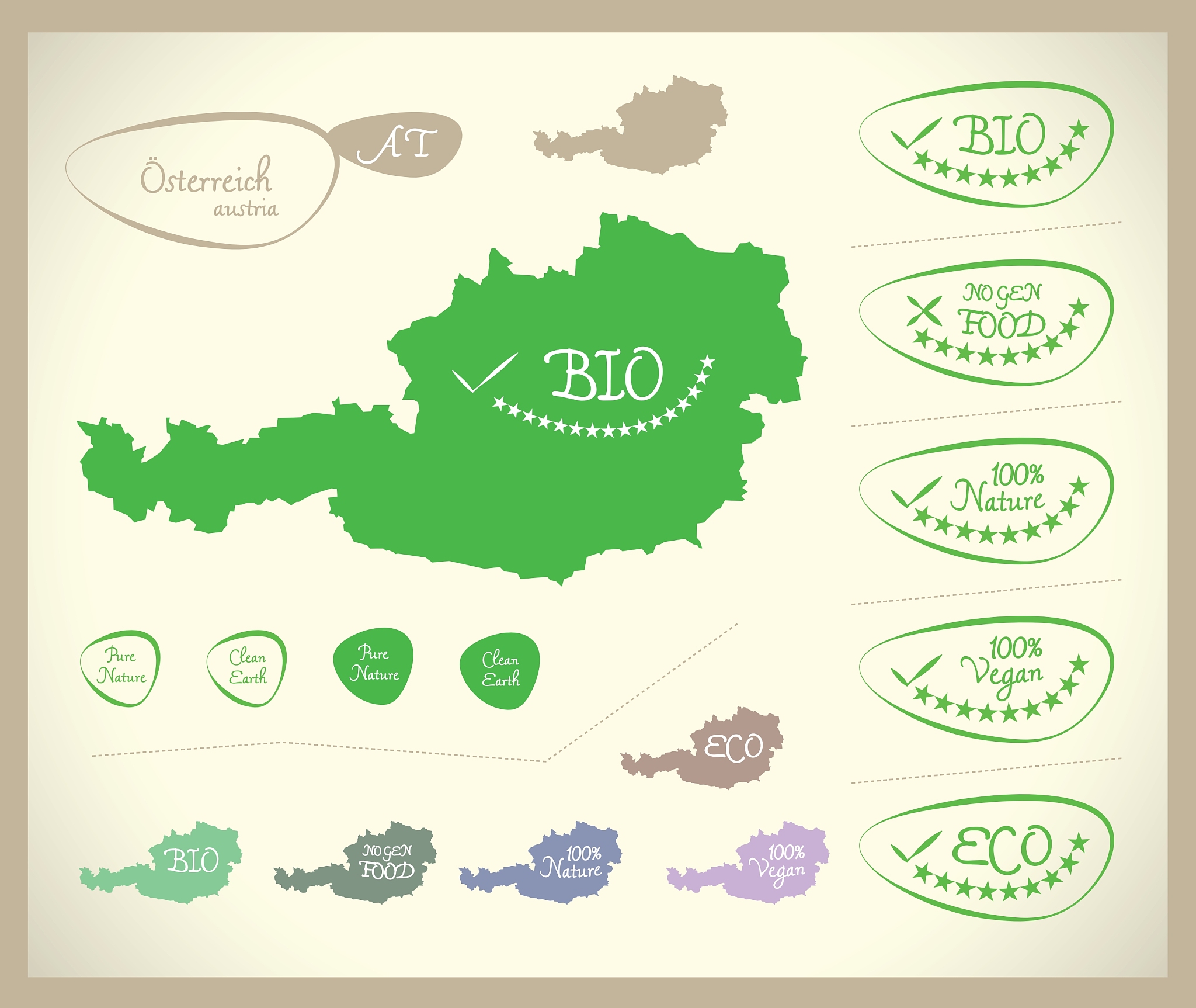 bio map at austria