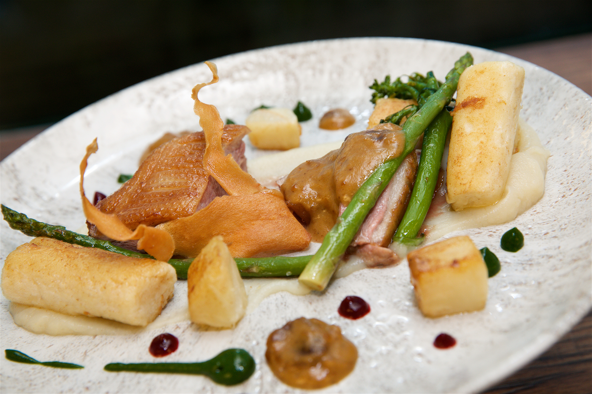pan fried duck breast