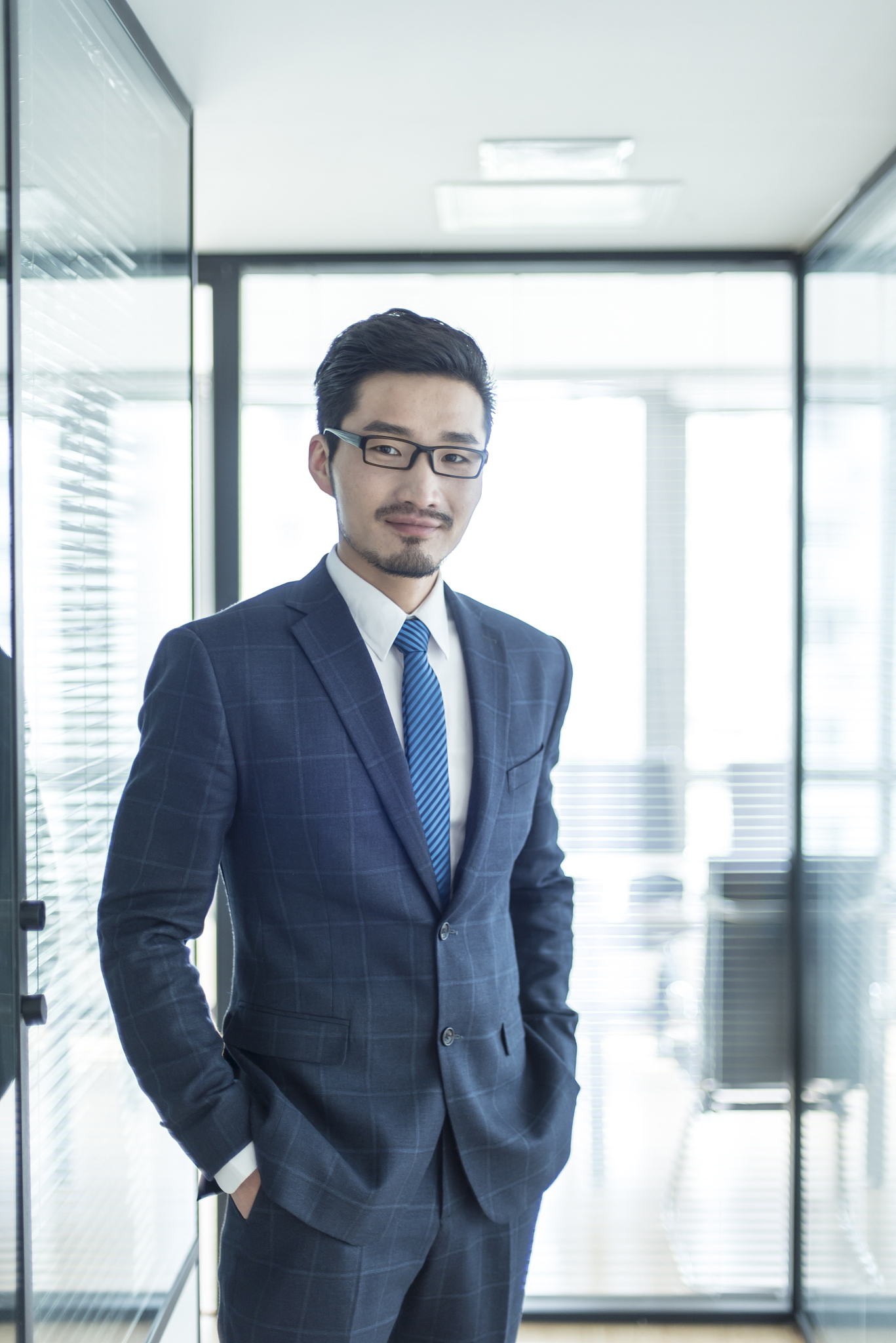 businessman in office