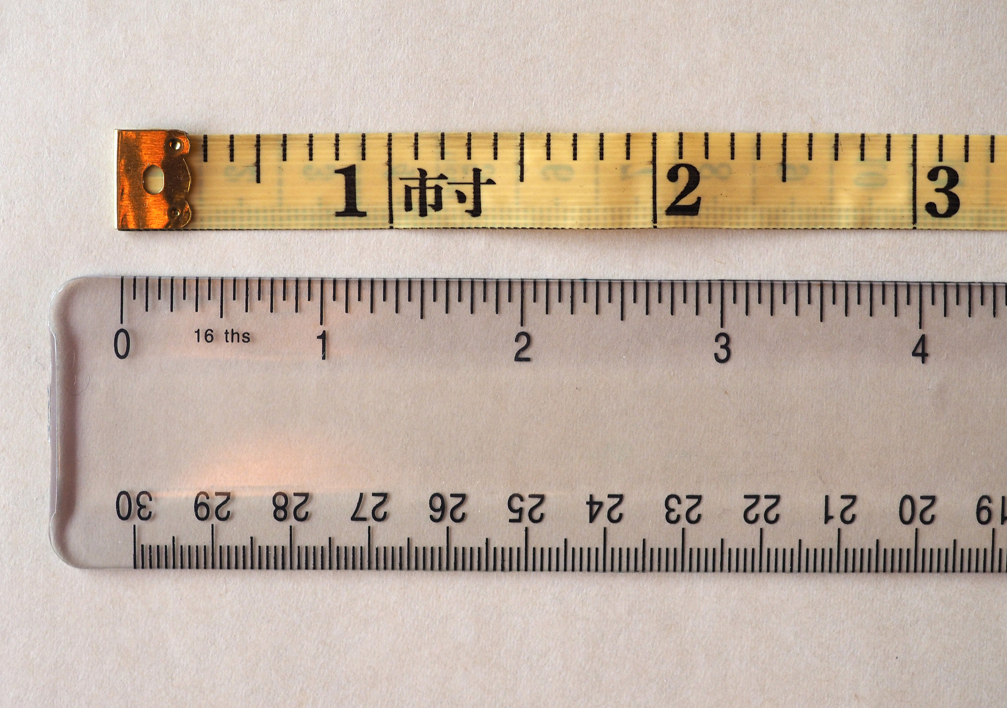 tailor tape ruler in cun (chinese inch)