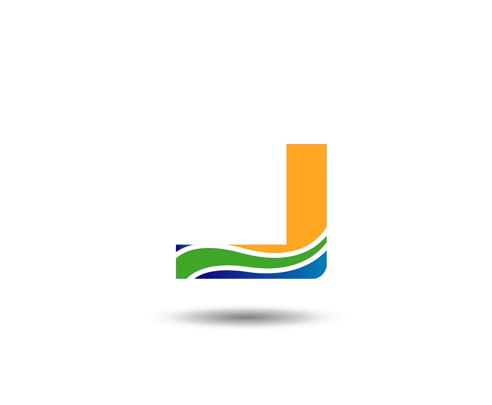 letter j logo icon design template