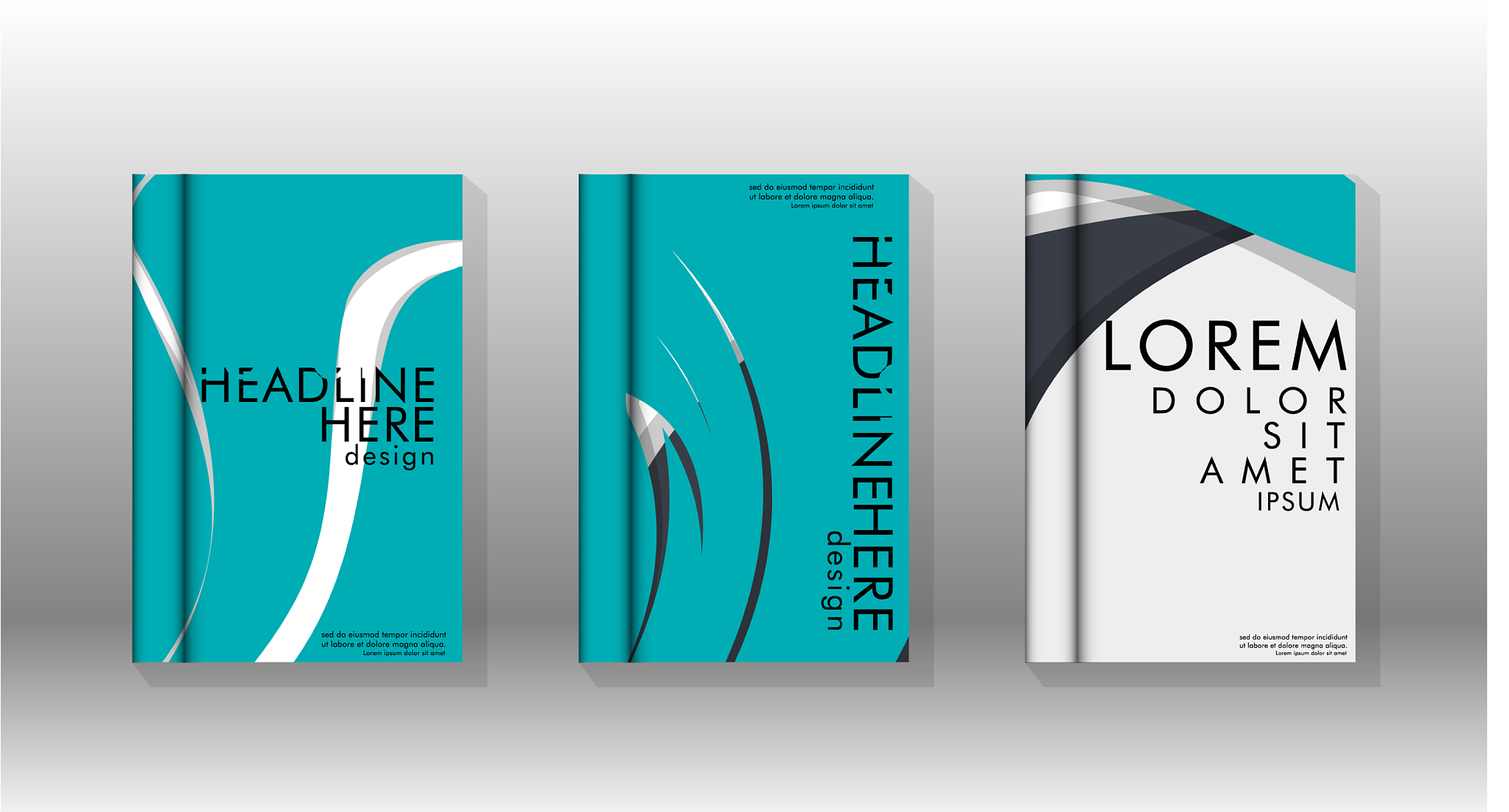 abstract cover with liquid elements book design
