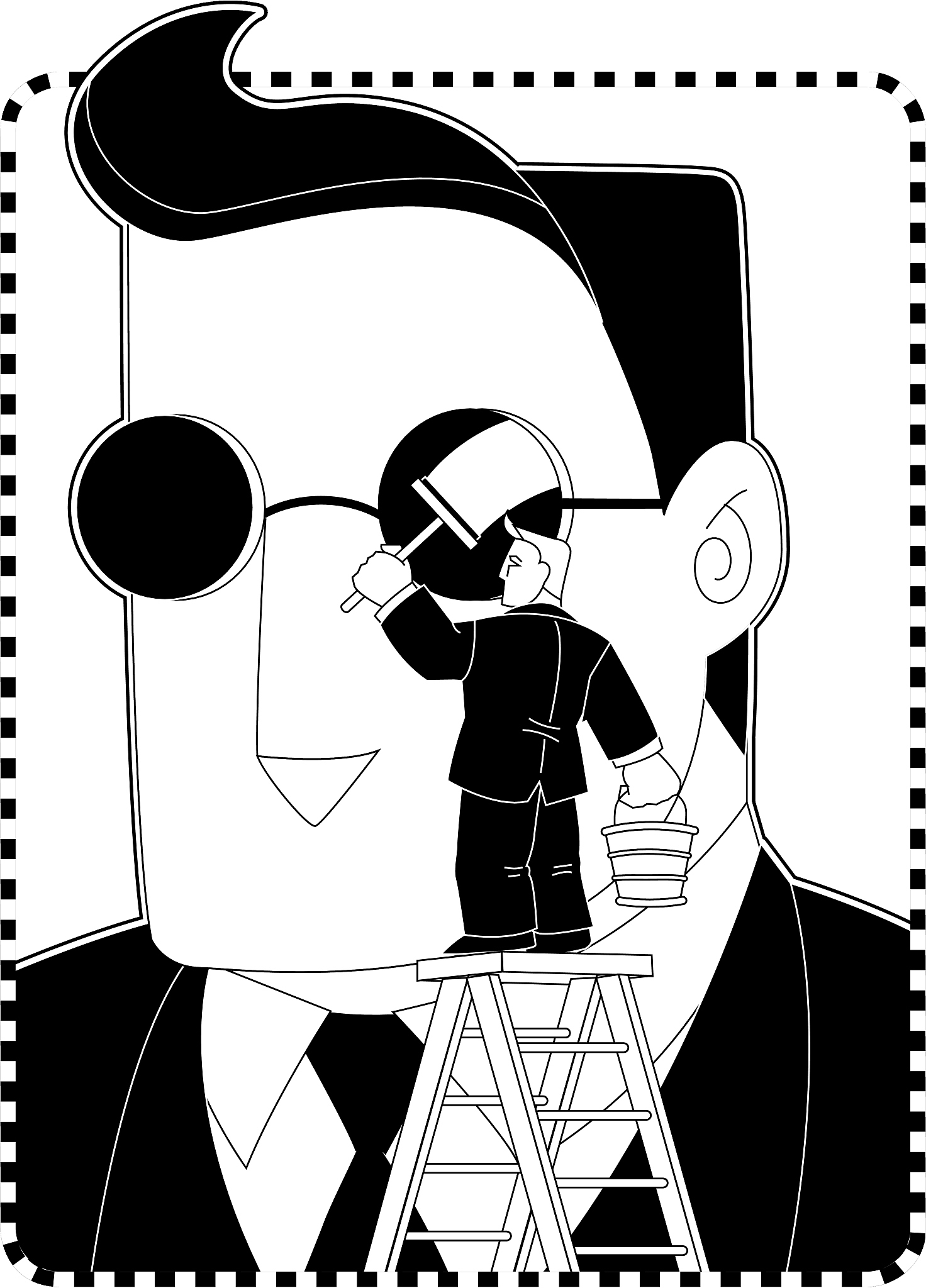 Tall, Slender, White-Clad Man with Black Hair Holding a Kitten, Street Scene, Handsome, Mysterious, Elegant, Playful, Contrast, Warmth, Kindness, Charm, Captivating