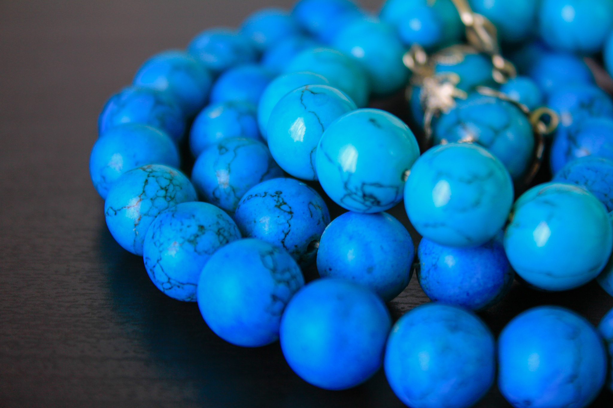 直径3毫米圆珠海松石蓝色值多少钱