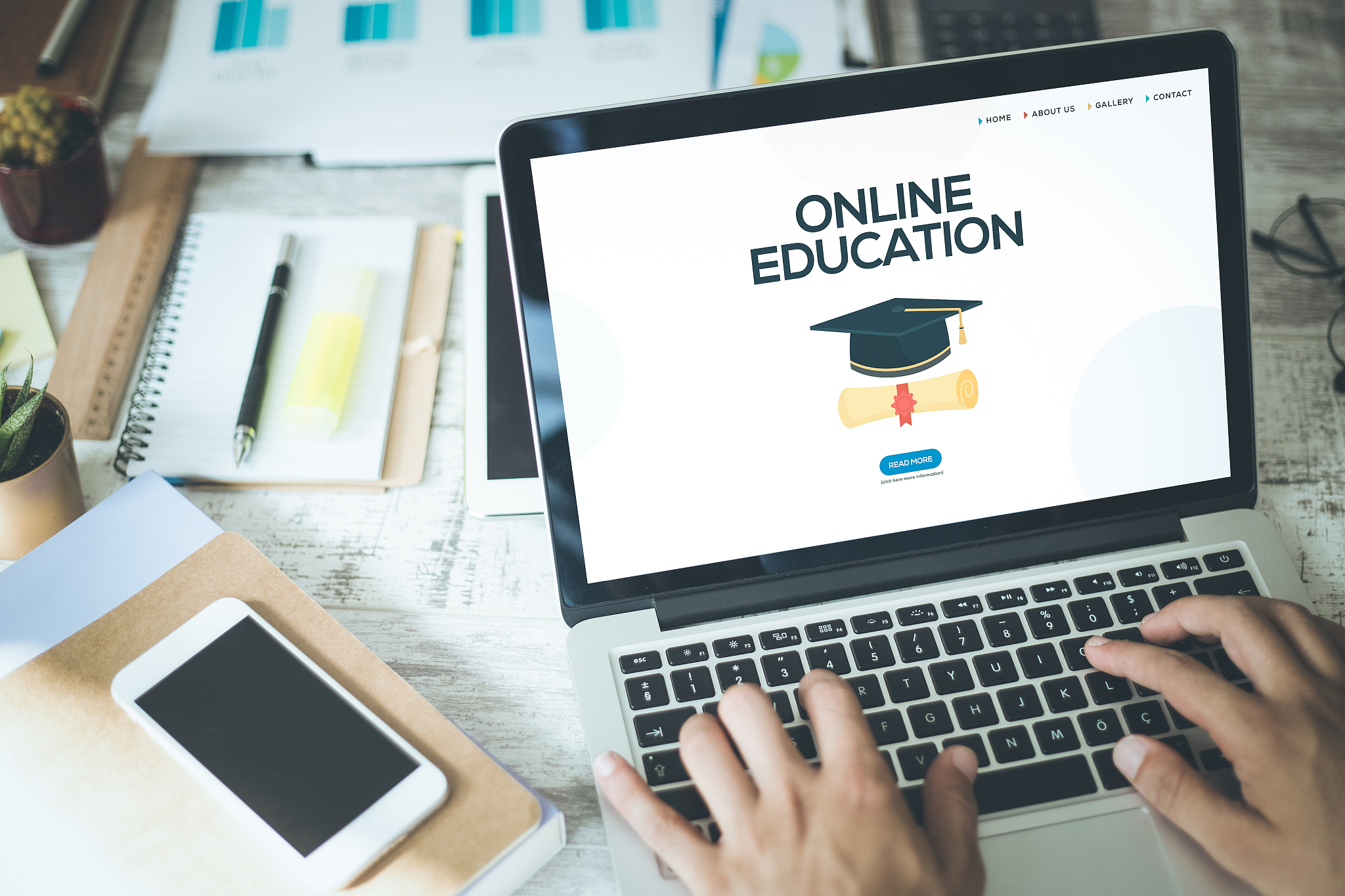 online education concept