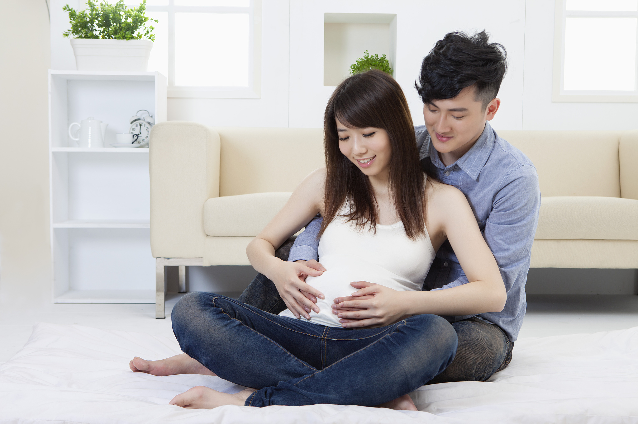 夫妻,孕妇,