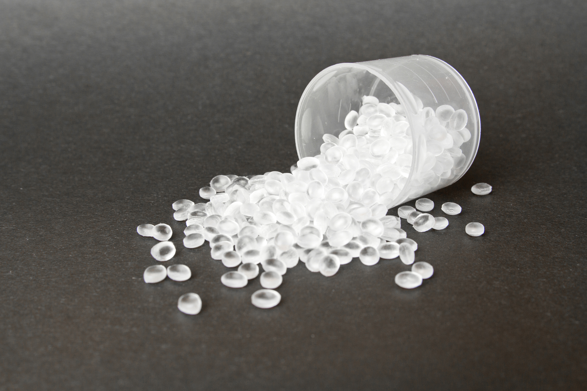 transparent polyethylene granules. hdpe.plastic pellets. plastic