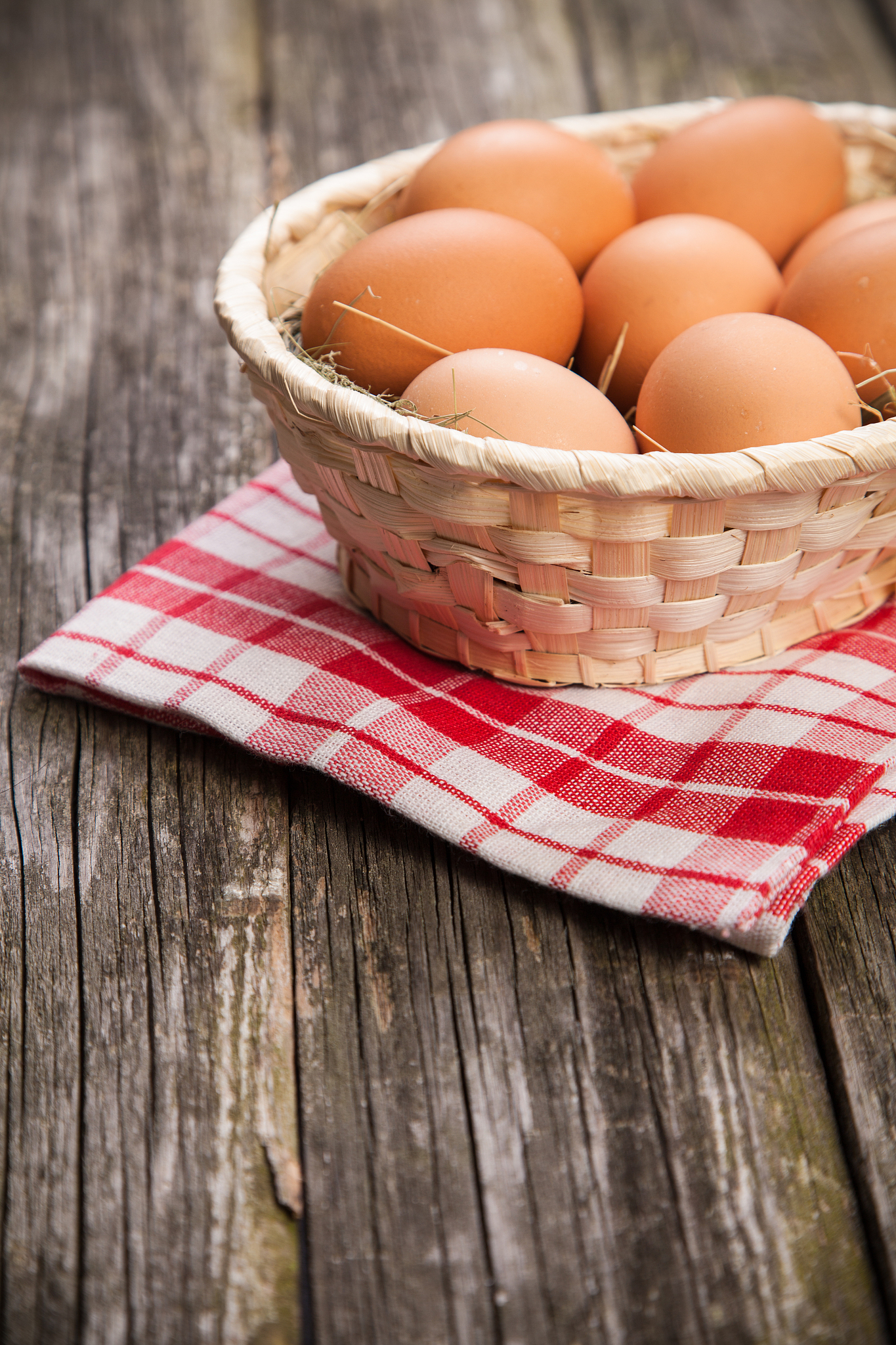 fresh organic eggs