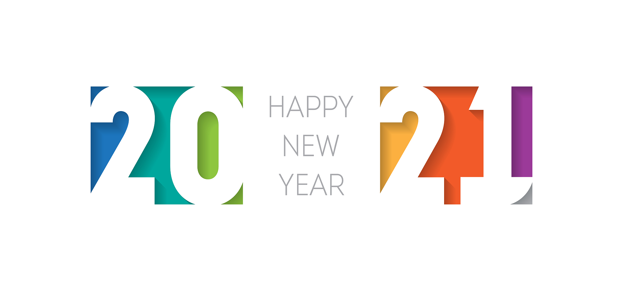 happy new year 2021, horizontal banner. brochure or calendar cov