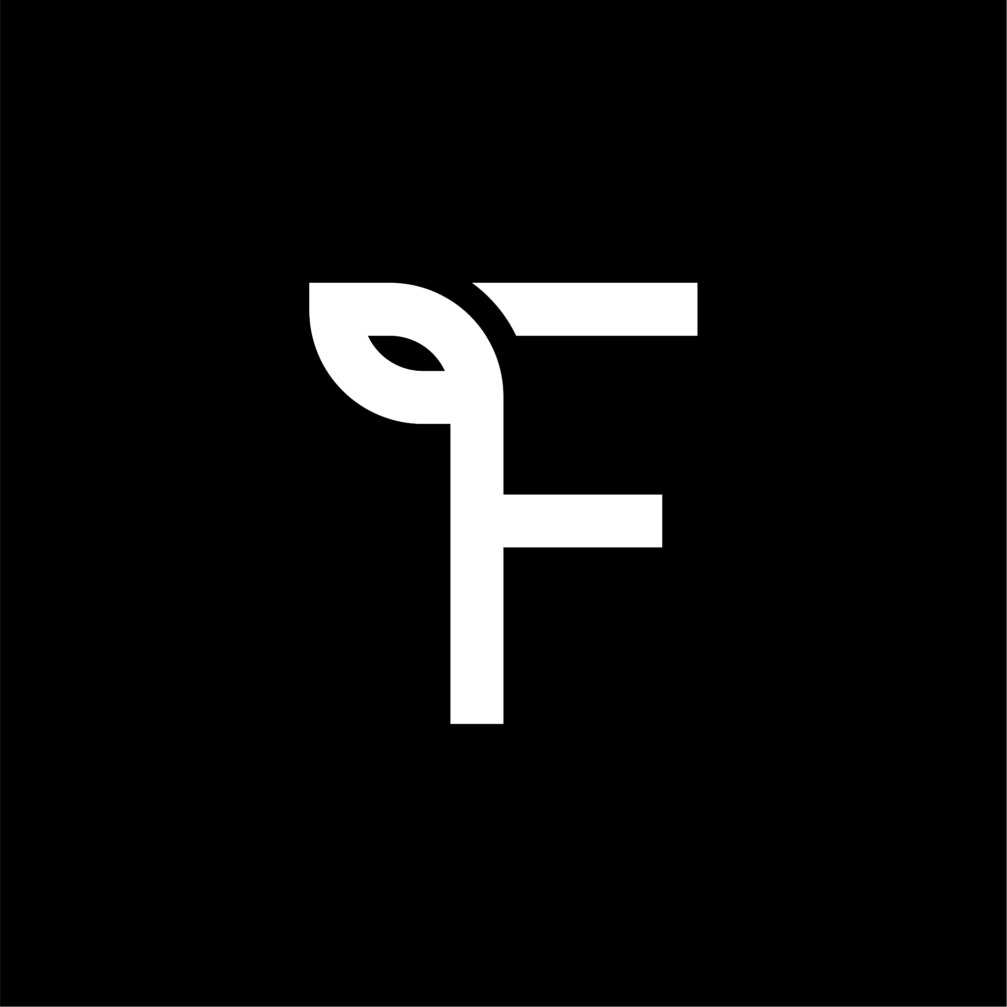 vector geometric leaf letter design f