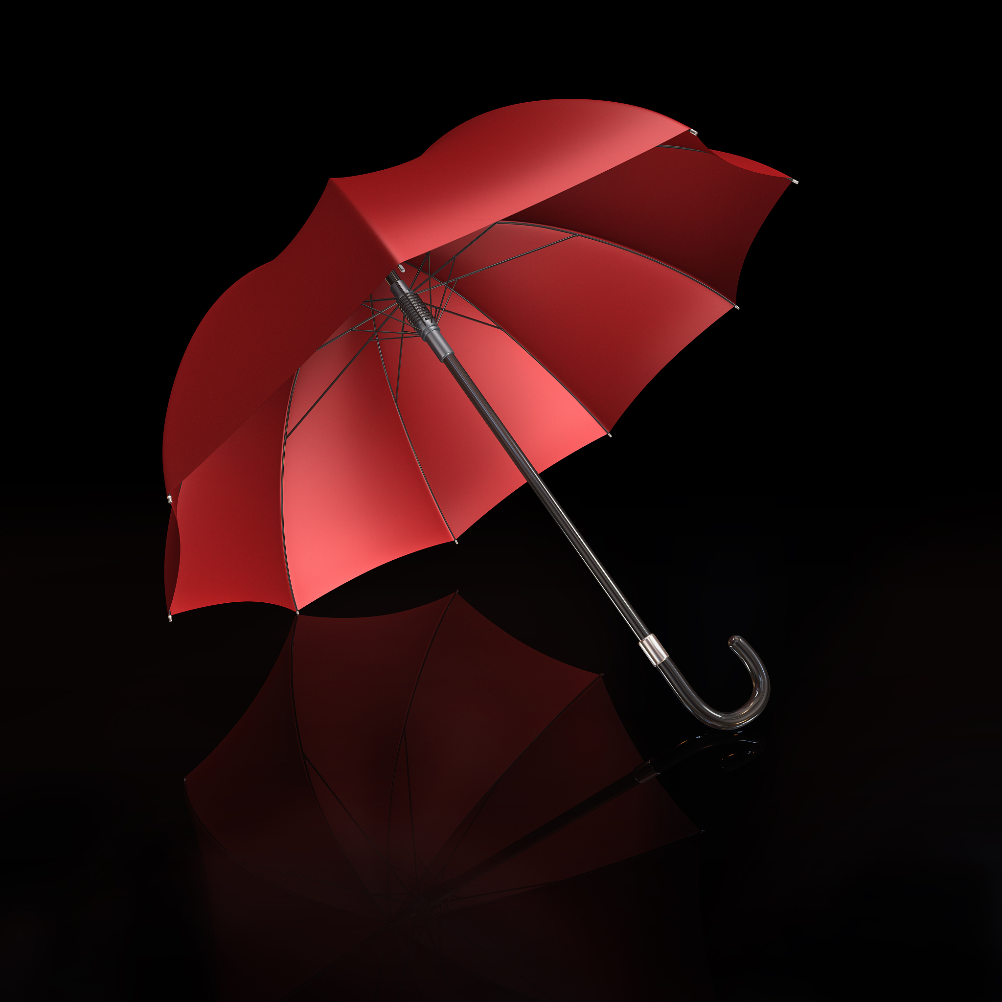 red umbrella