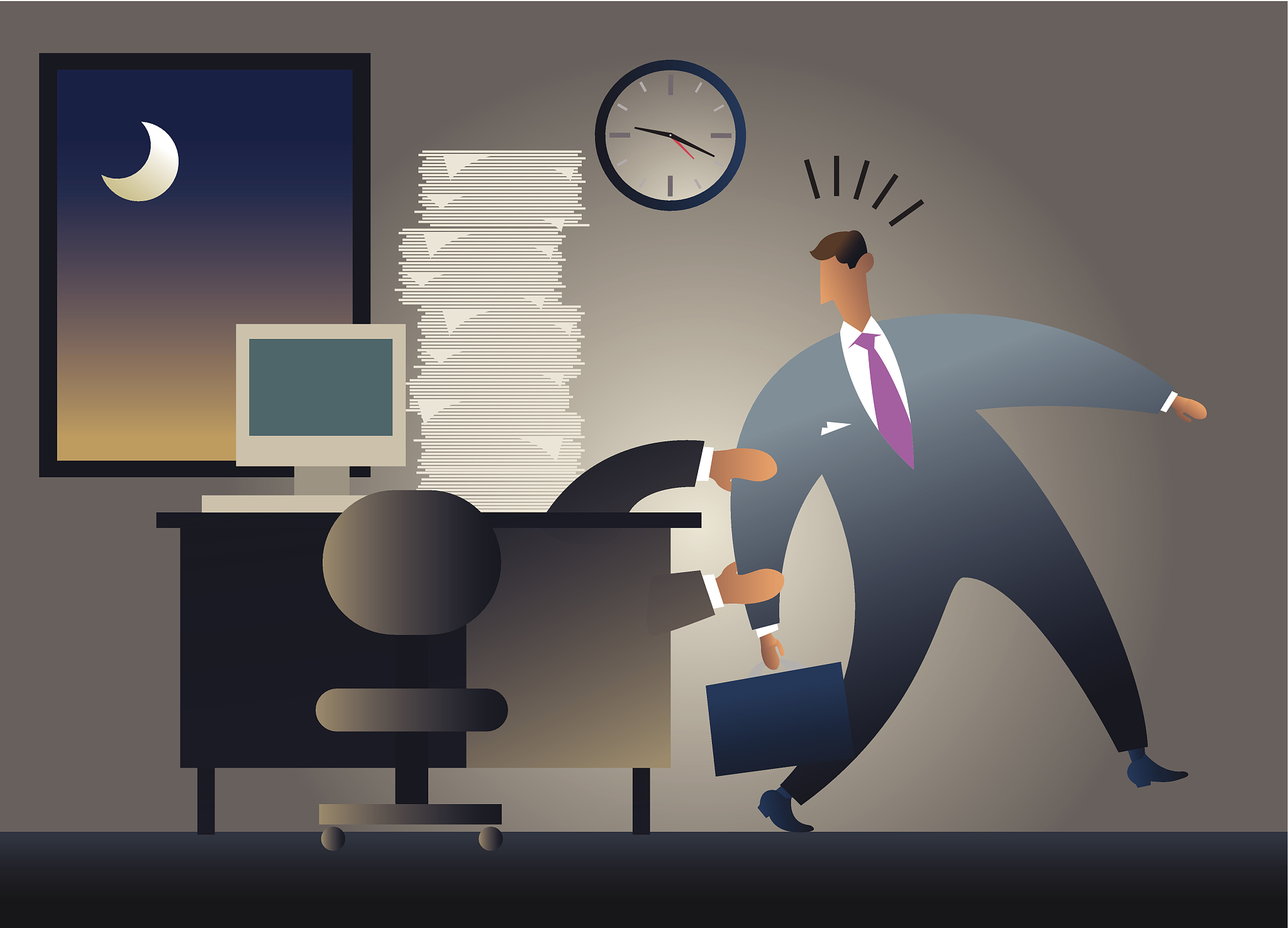 用自己的理解论述职业倦怠的概念写成一段话格式。