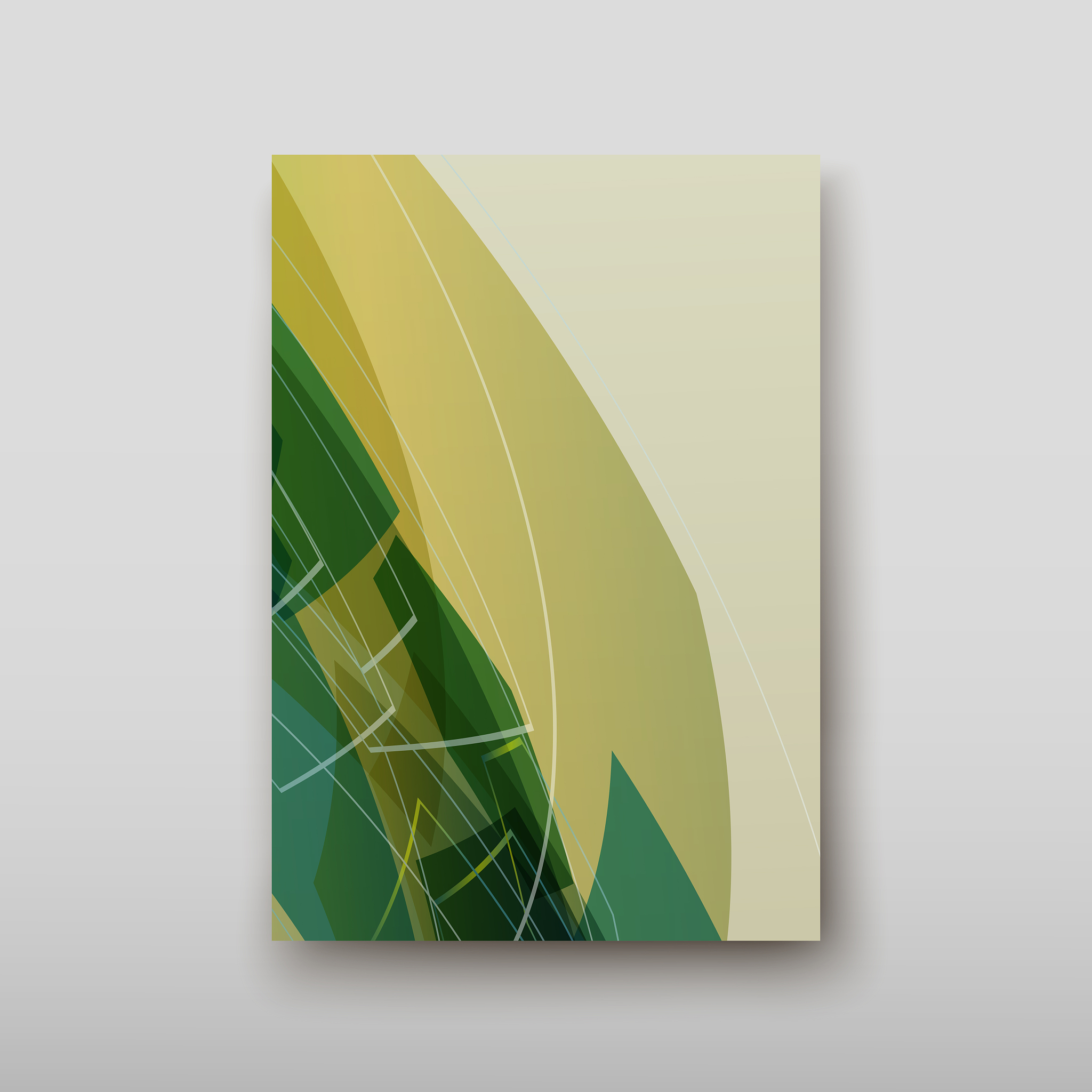 leaflet cover presentation abstract geometric background, layout