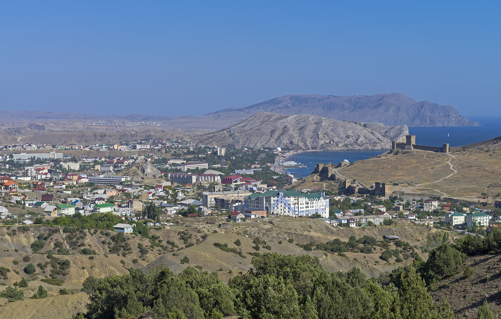 small resort town in crimea.