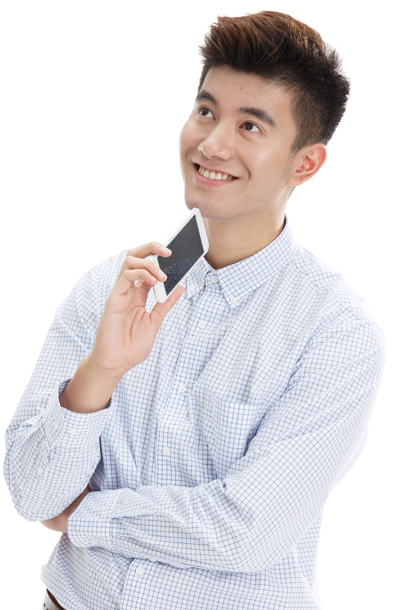 青年男人思考