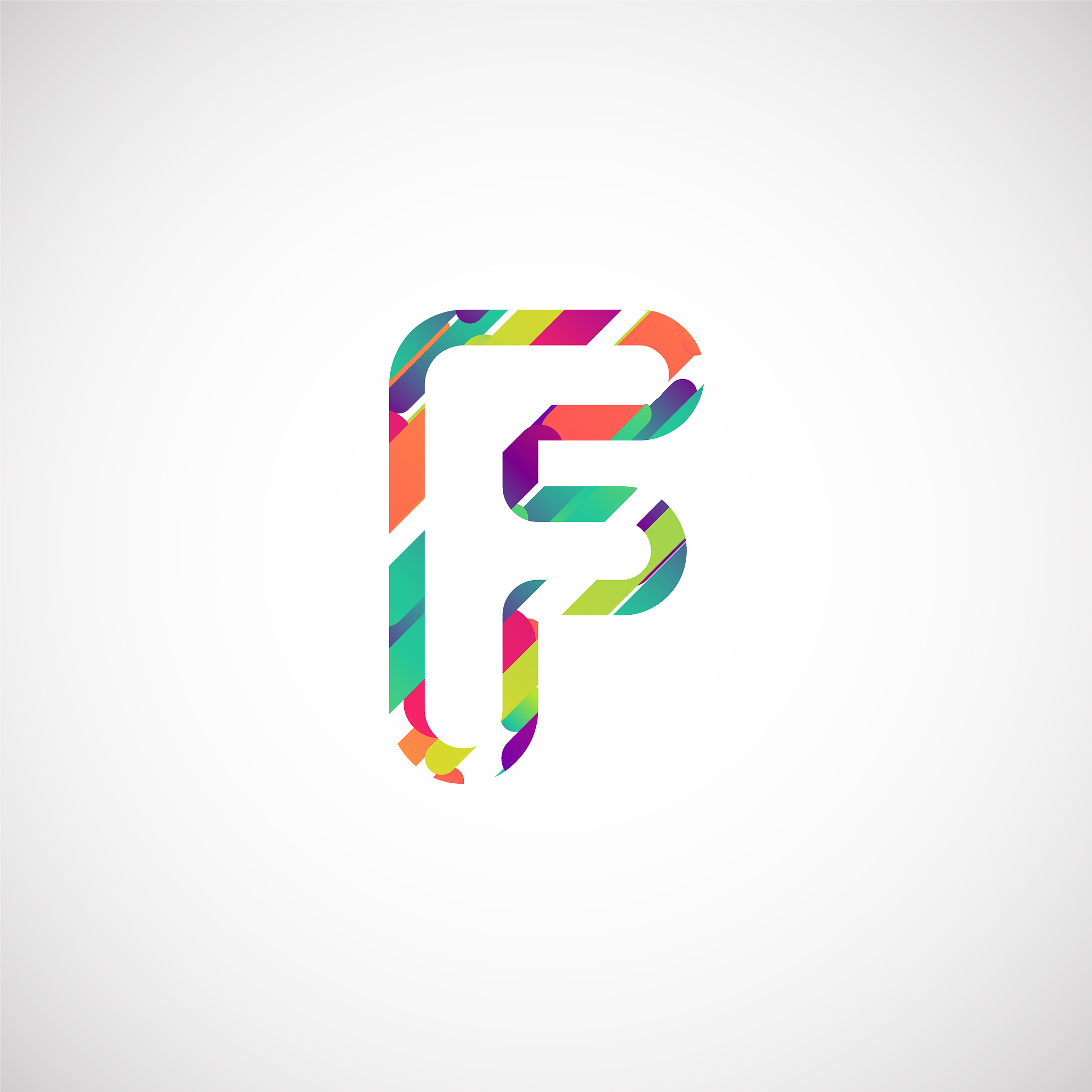 colorful character from a typeset, vector illustration