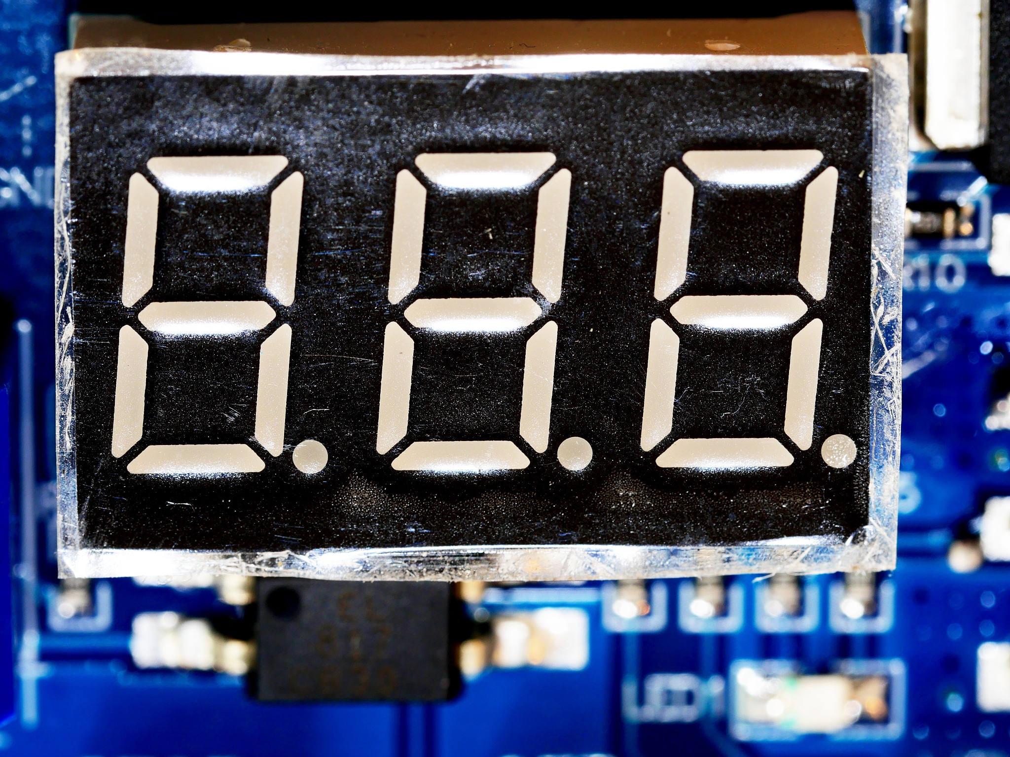 共阳7段数码管如何显示数字