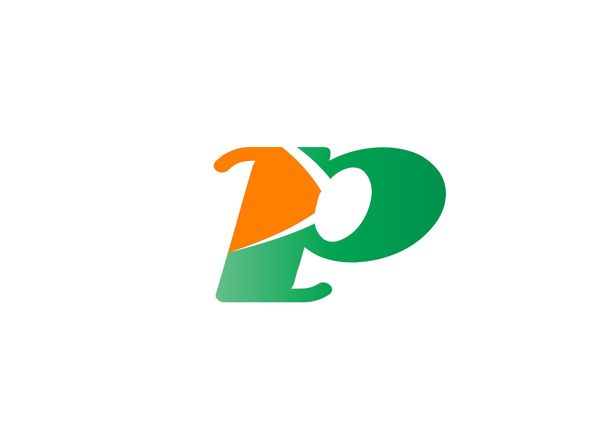 letter p logo icon design template elements