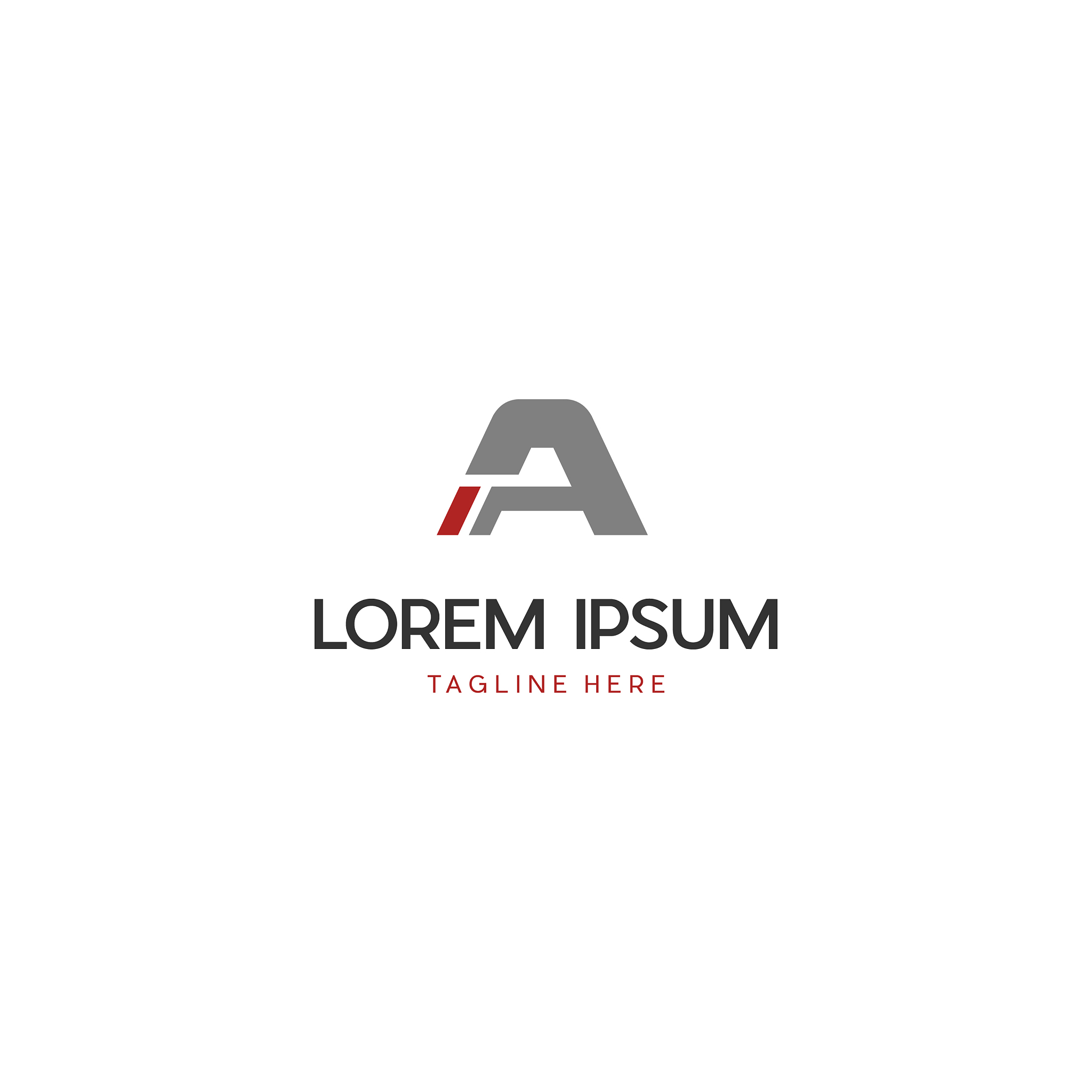letter a creative logo design