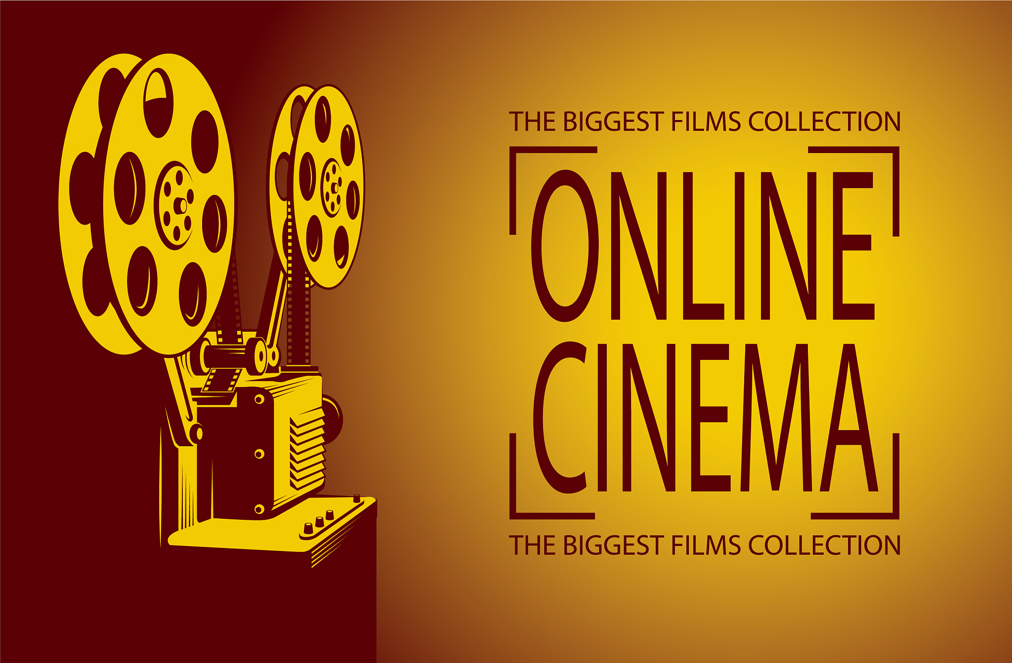 film projector poster