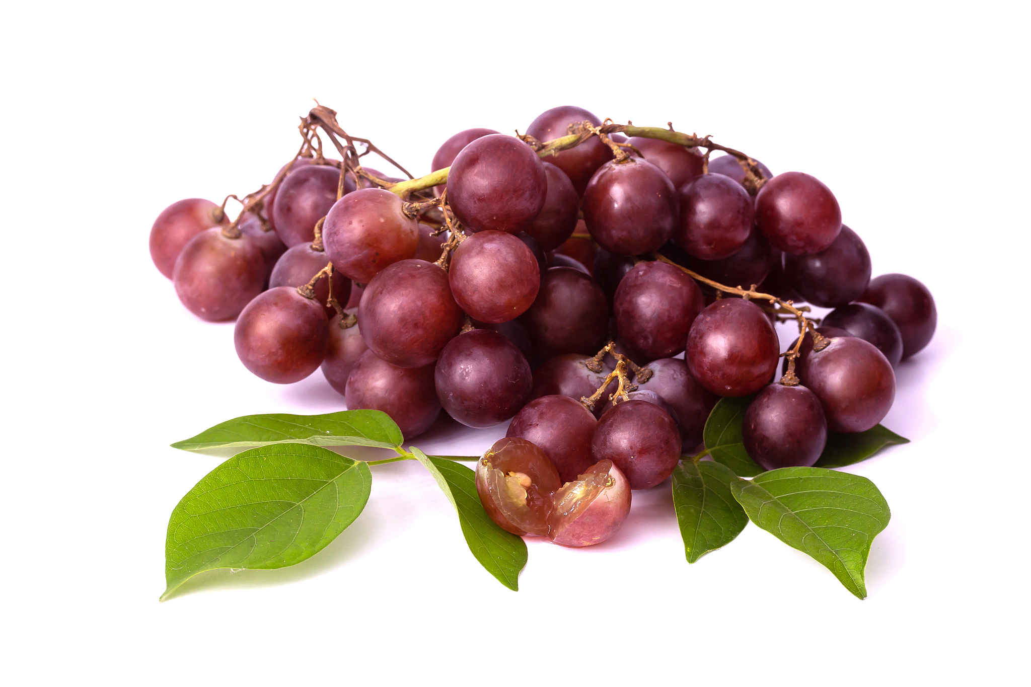 purple grapes from the farm