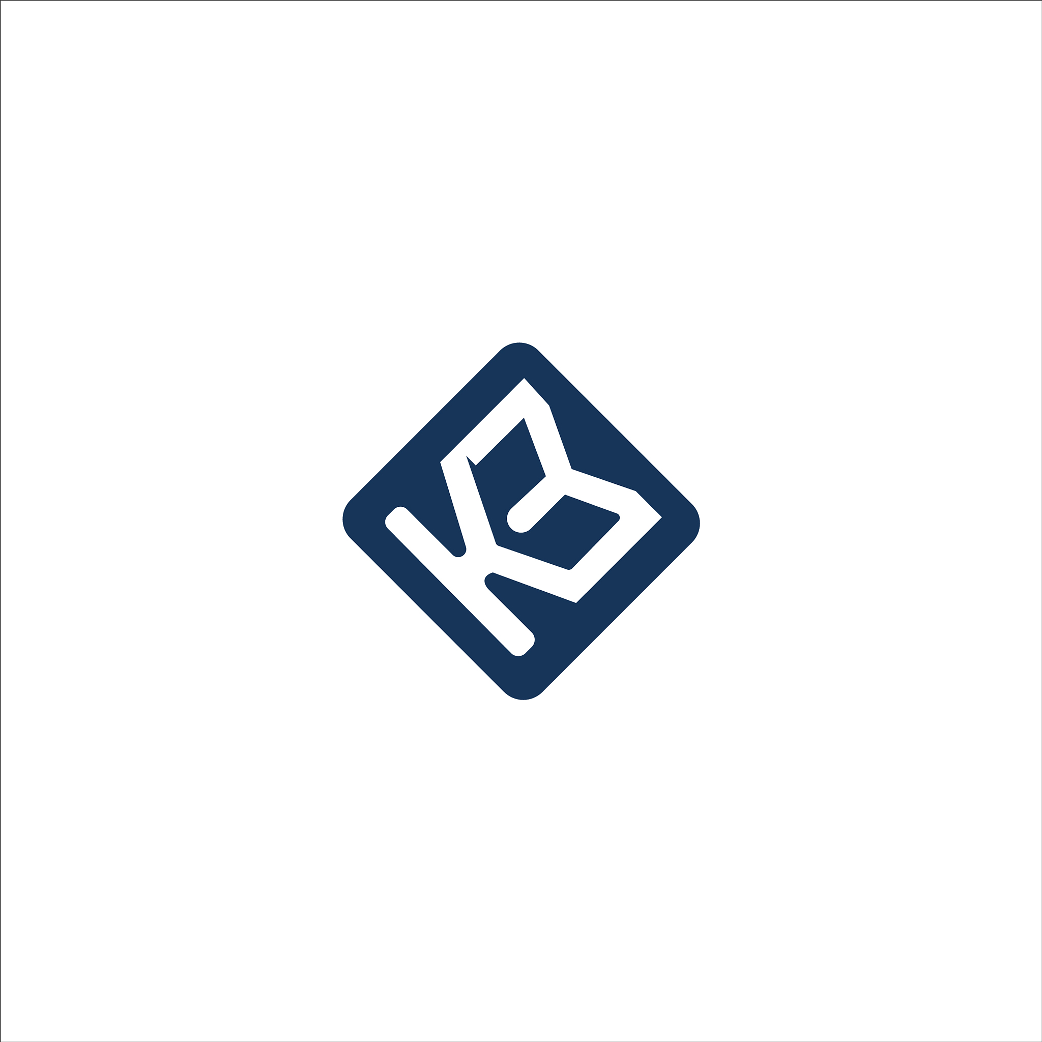 initial letter km or mk logo design template