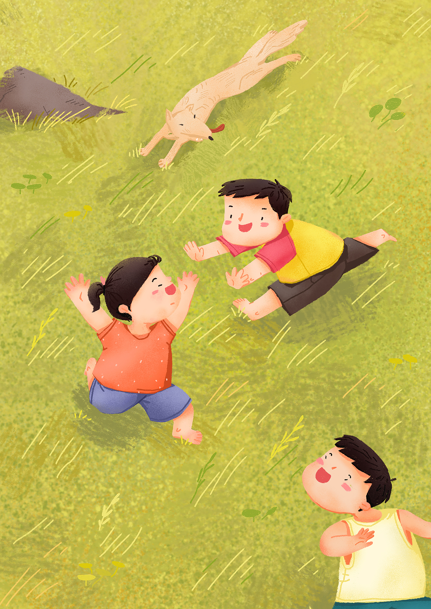 夏日回忆：童年的纯真与时光的流逝