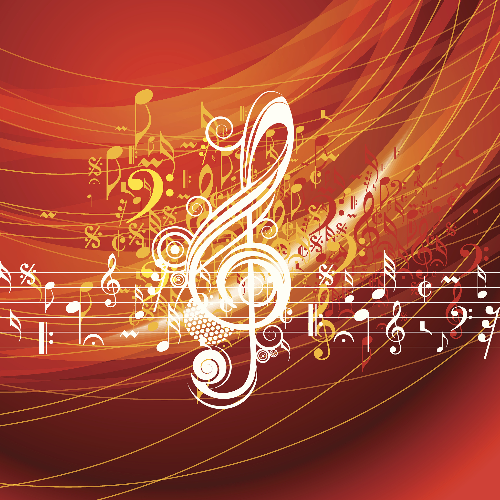 abstract musical background