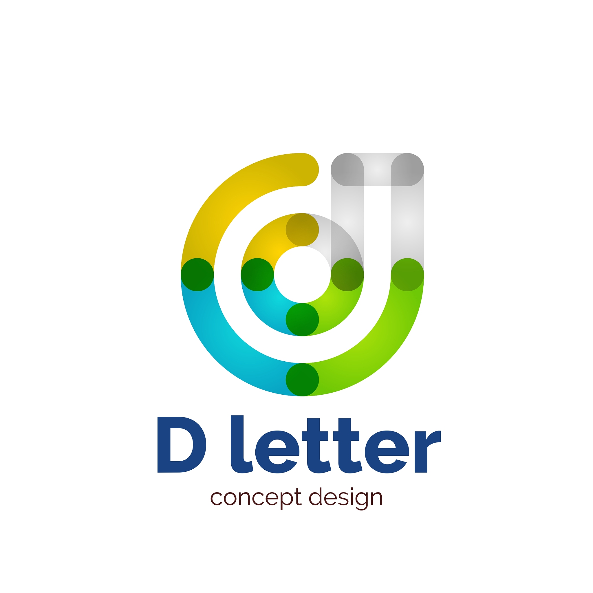 modern minimalistic letter concept logo