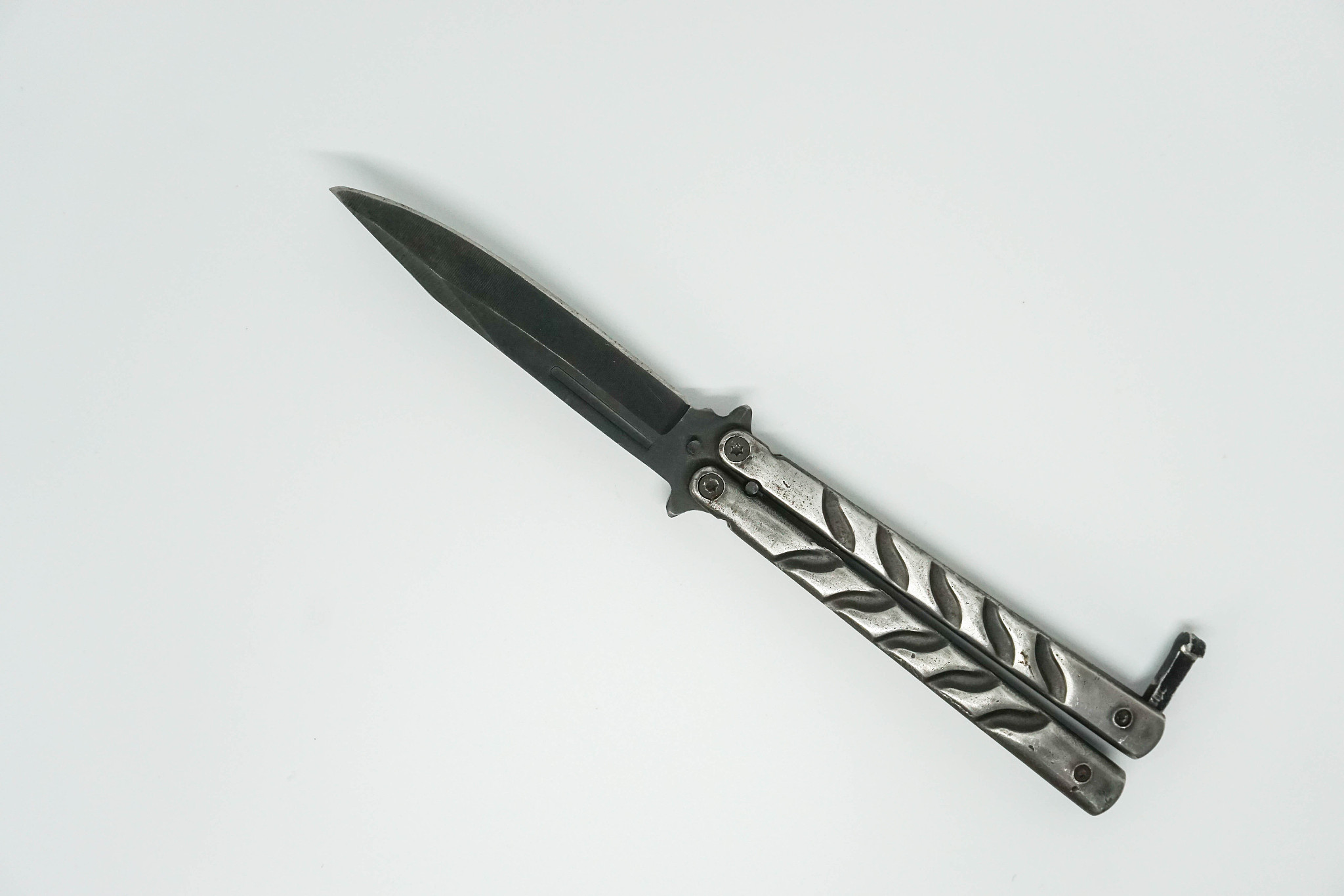 isolated handy knife for camping