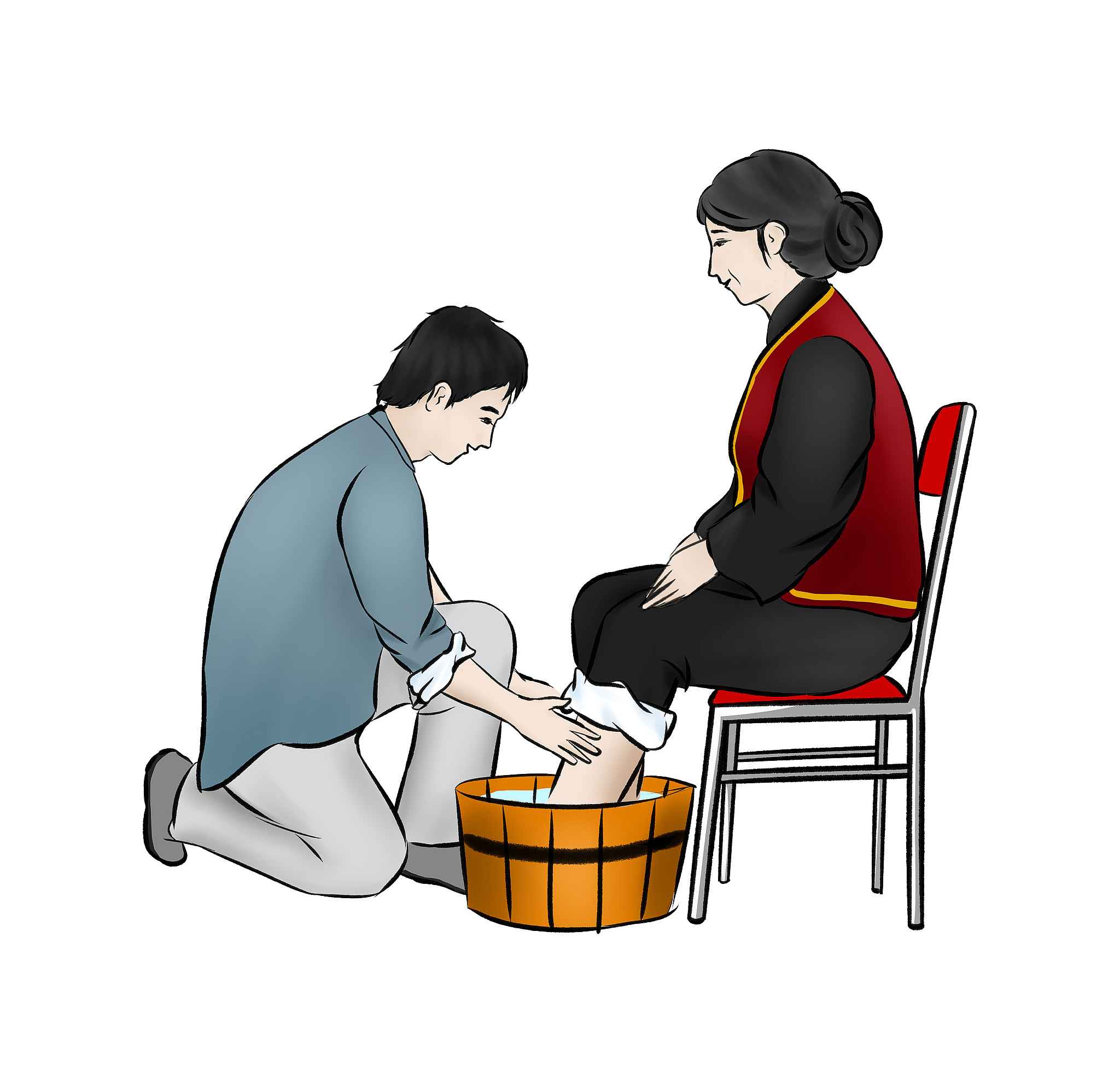感悟父母的无私付出：洗脚、刷碗、做饭，我的真情流露