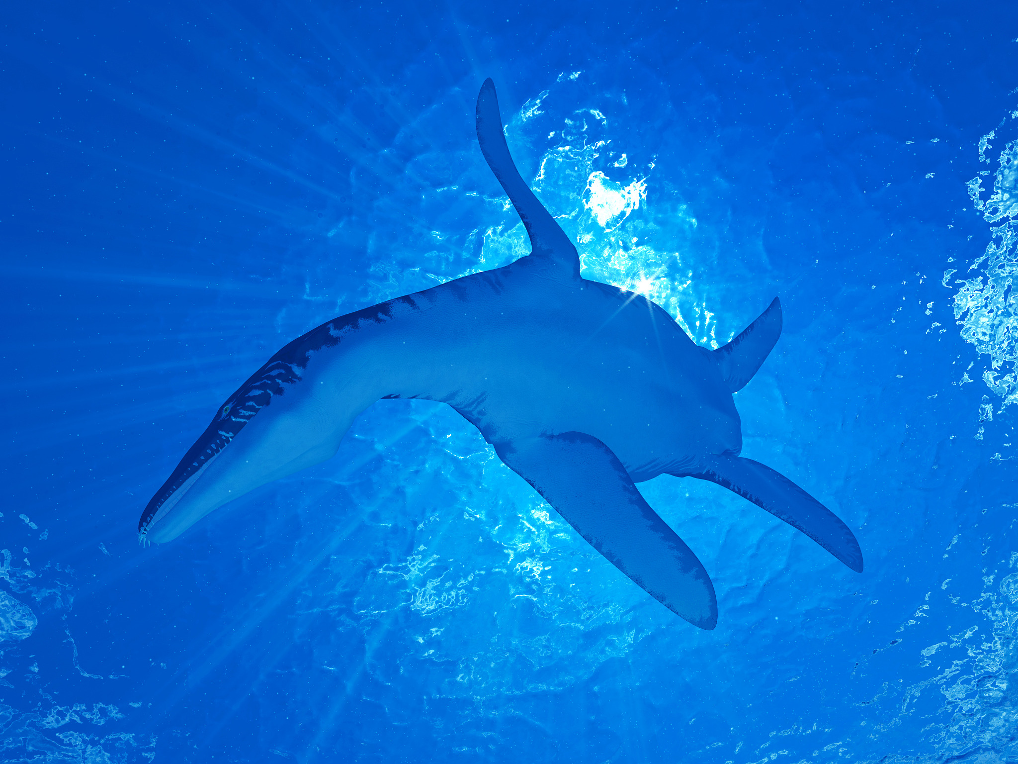 illustration of a liopleurodon