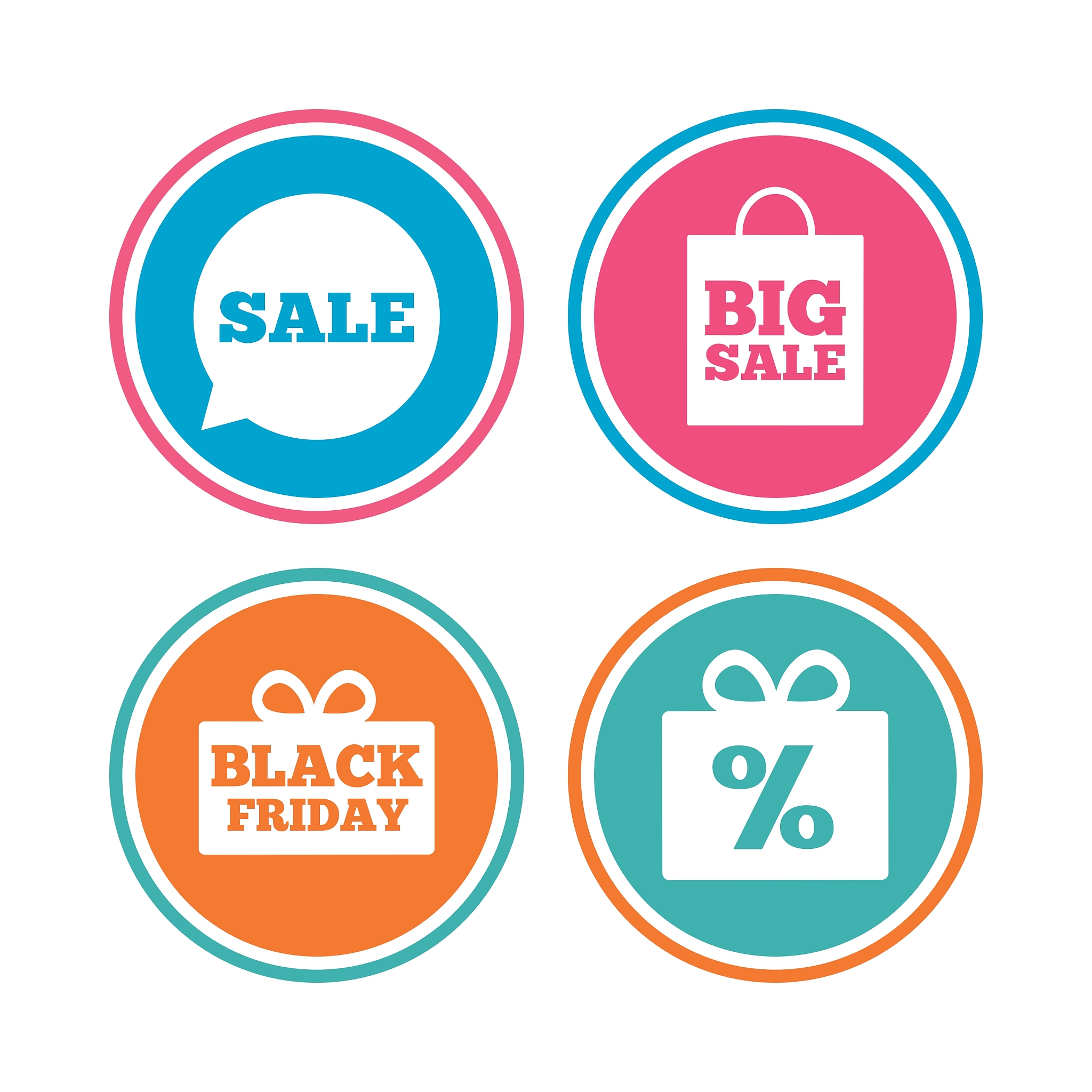 sale speech bubble icon black friday symbol