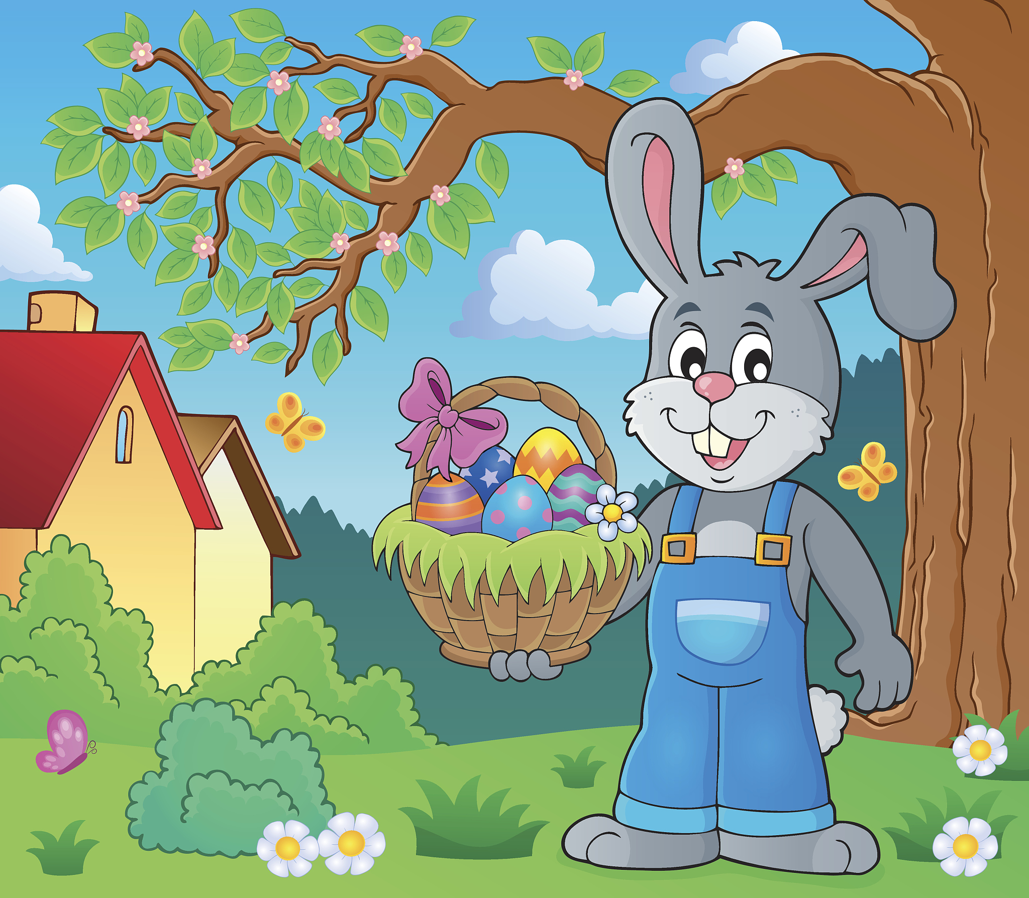 奶奶讲故事：美丽的花园和小白兔，睡前故事哄你入睡