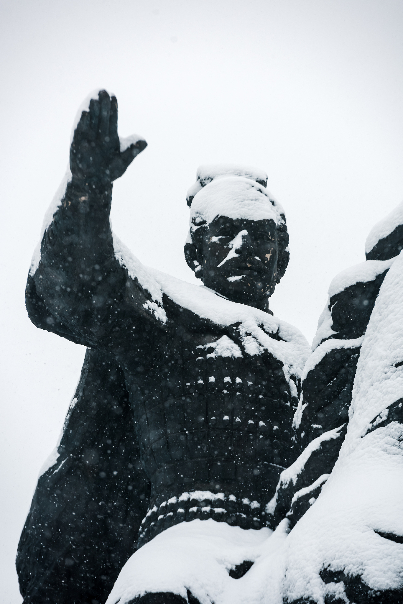 雪中的汉光武帝刘秀
