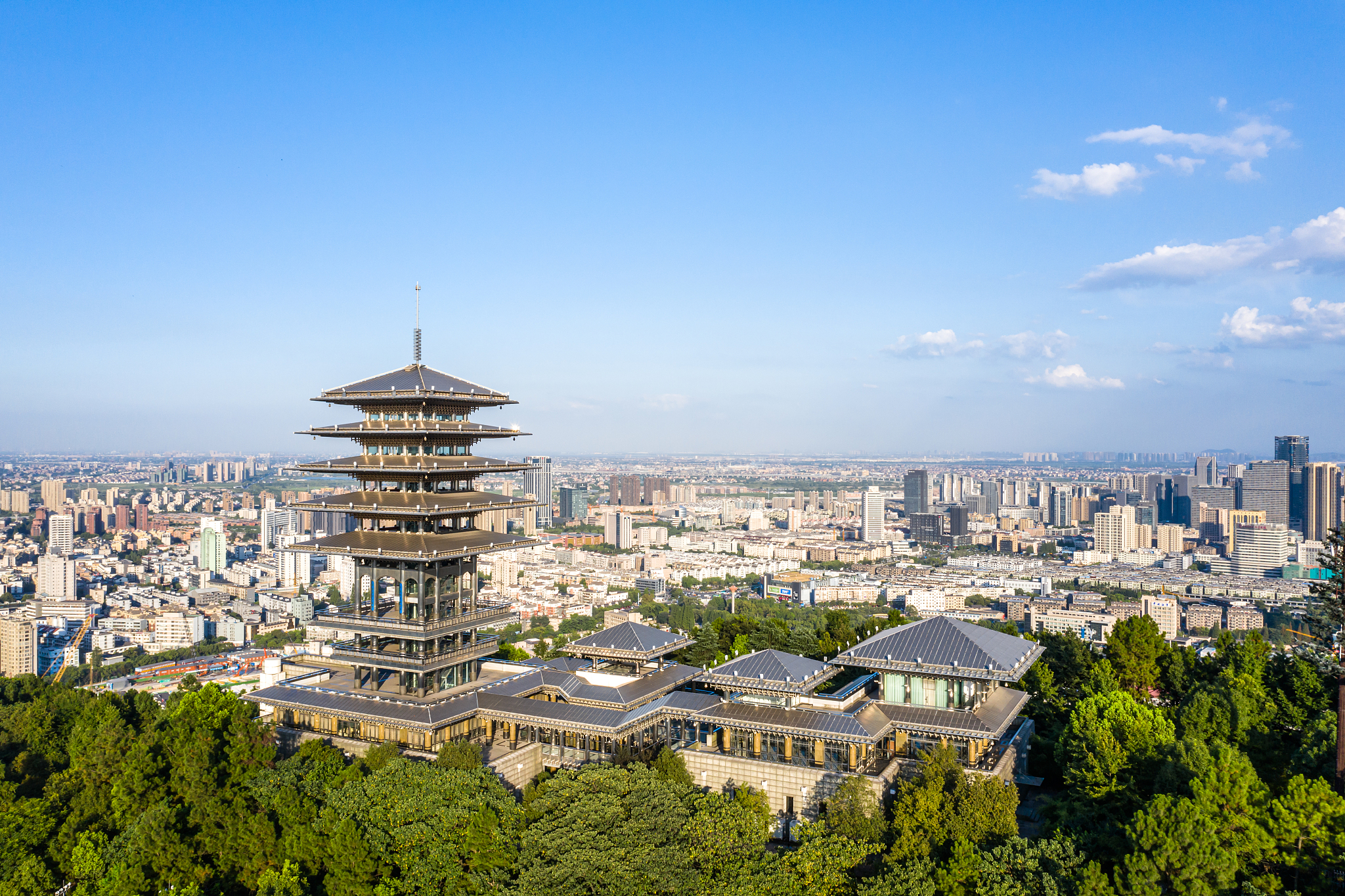 杭州地标建筑与城市天际线