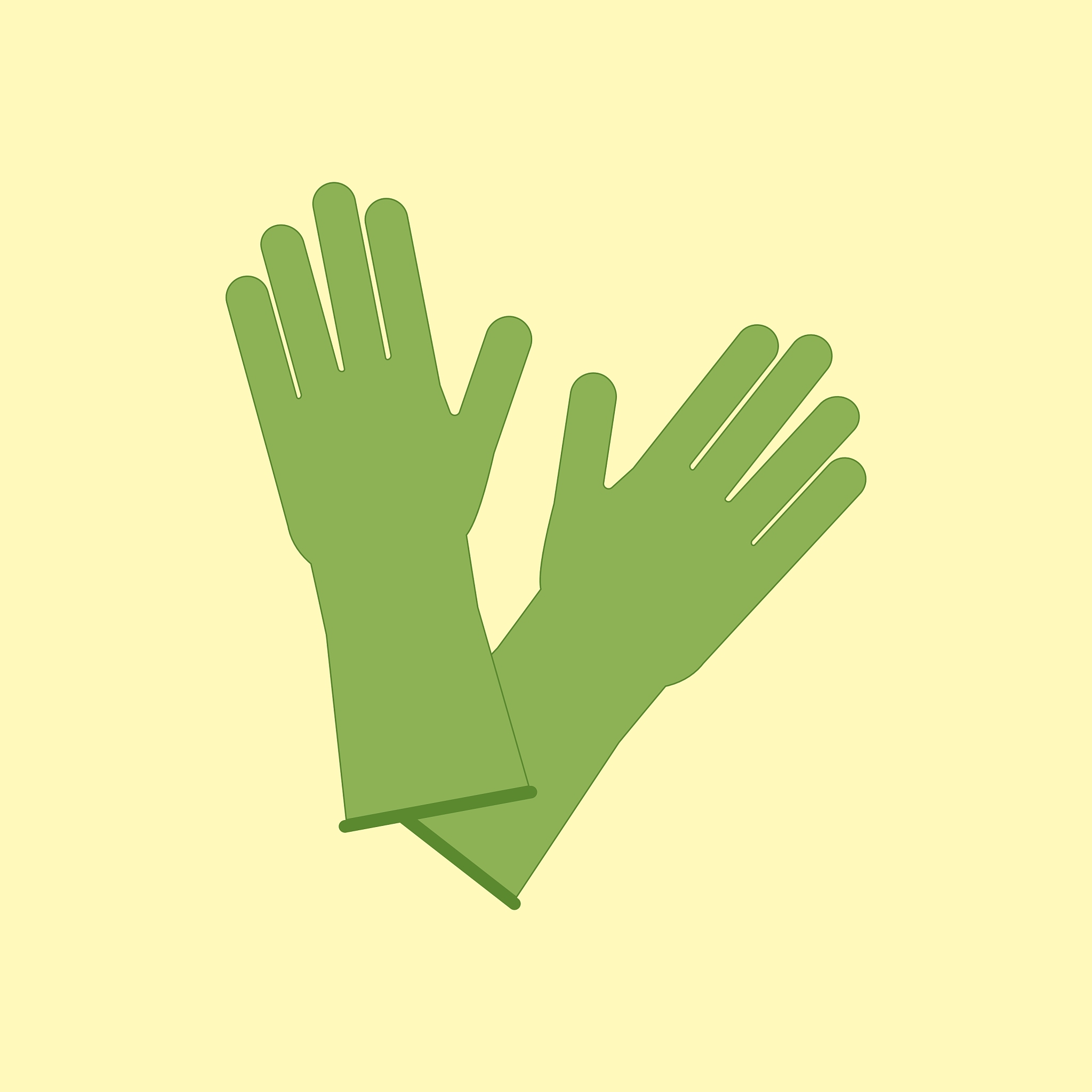 latex rubber gloves