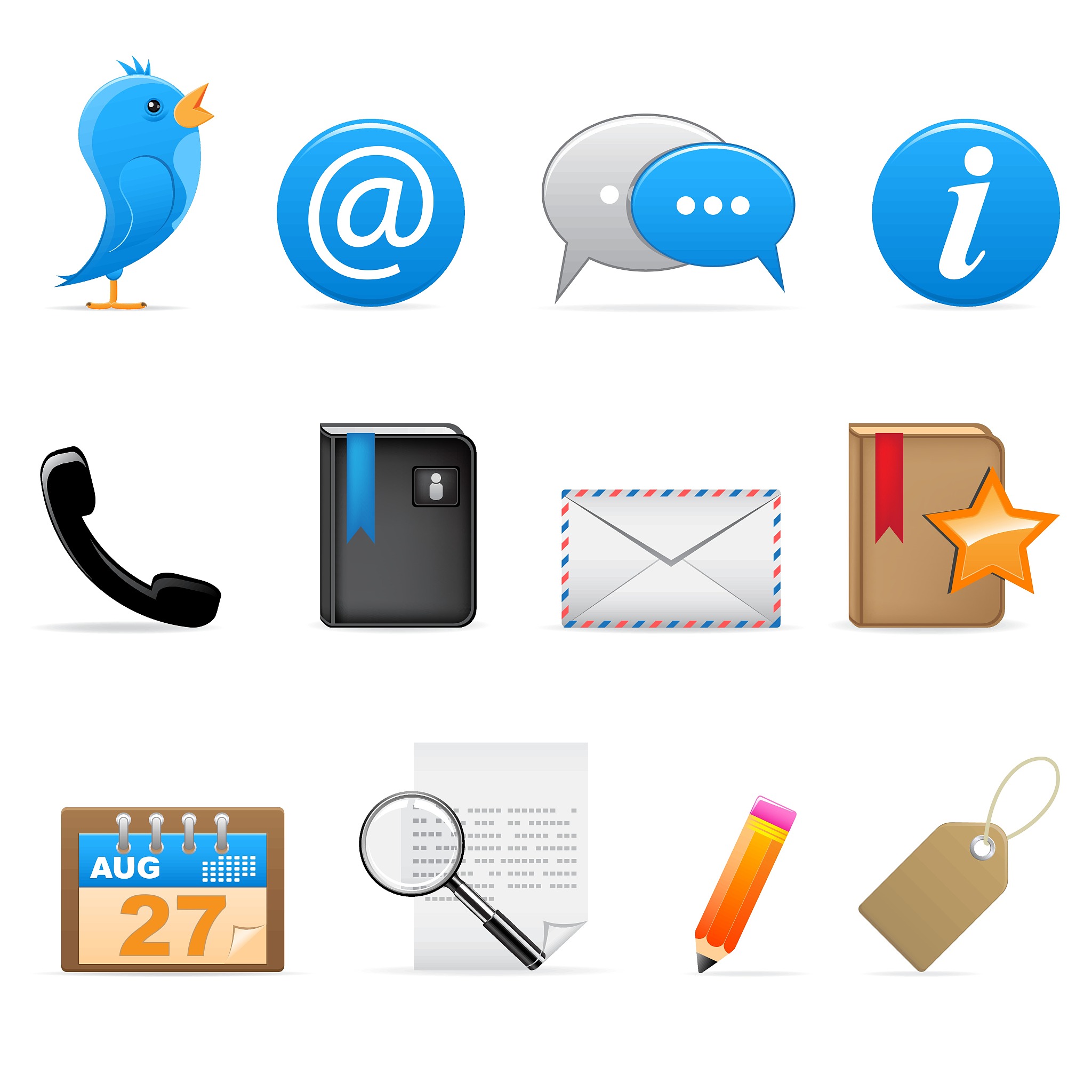 social media icons