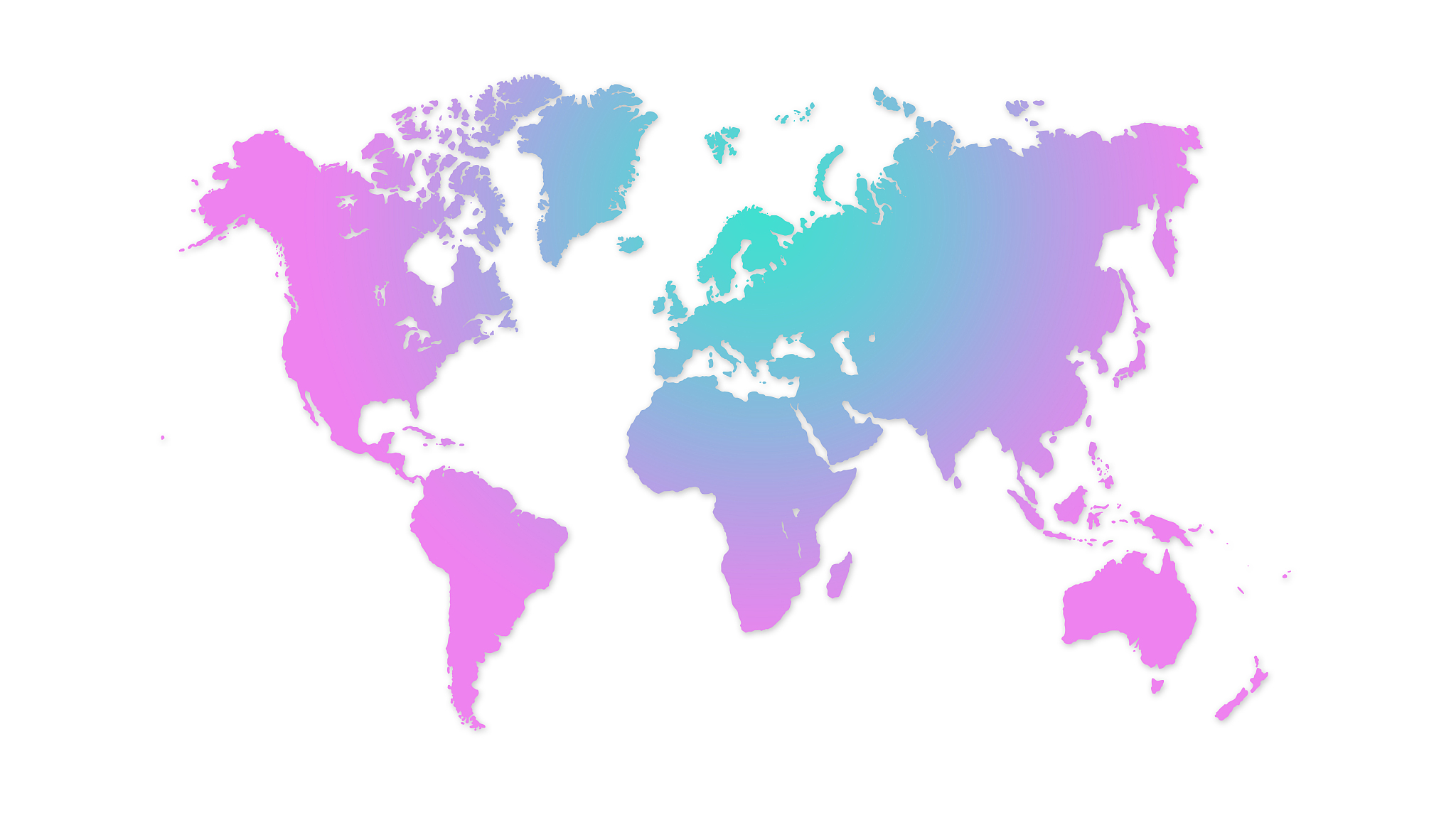 world map illustration on white background