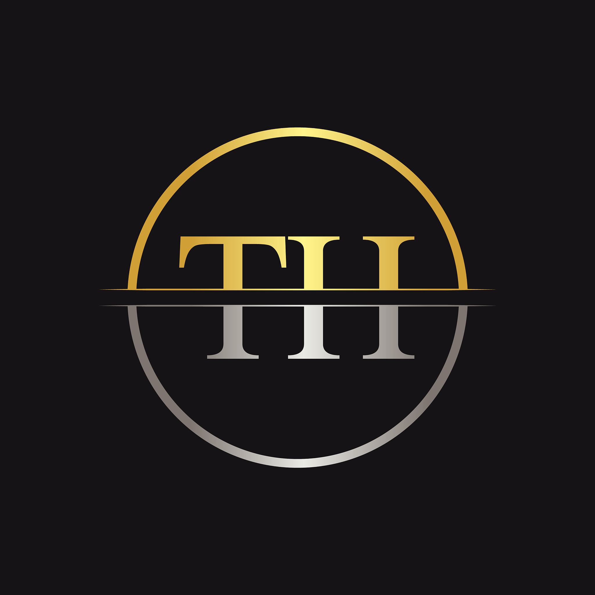 initial letter th logo design template linked