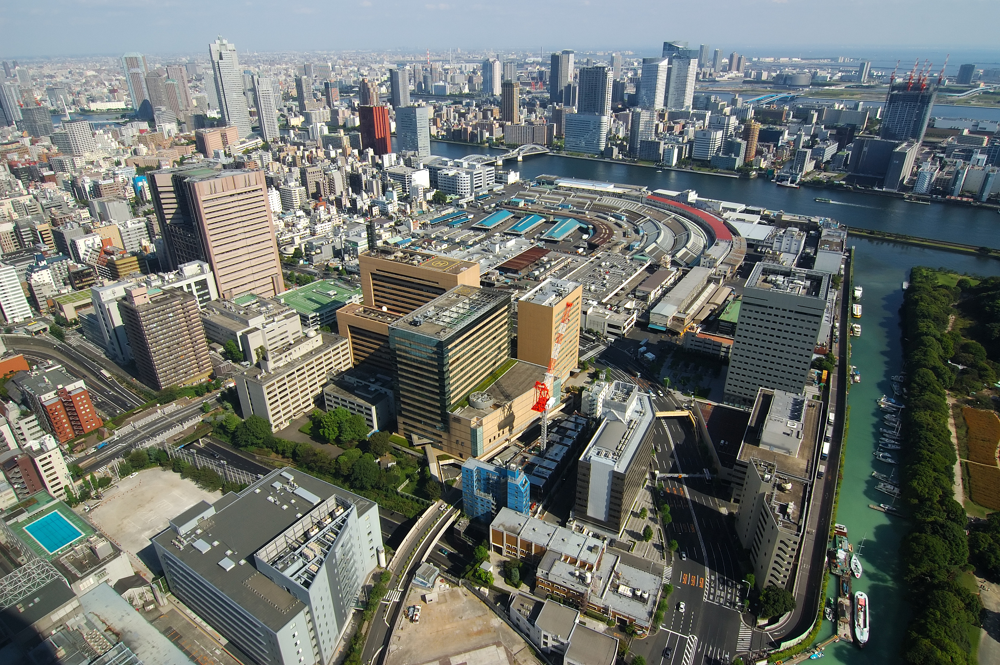 tokyo bay skyline