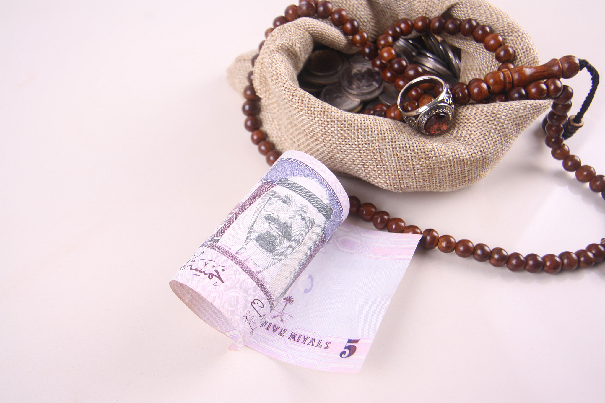 conceptual photo for islamic finance, economy and profit.