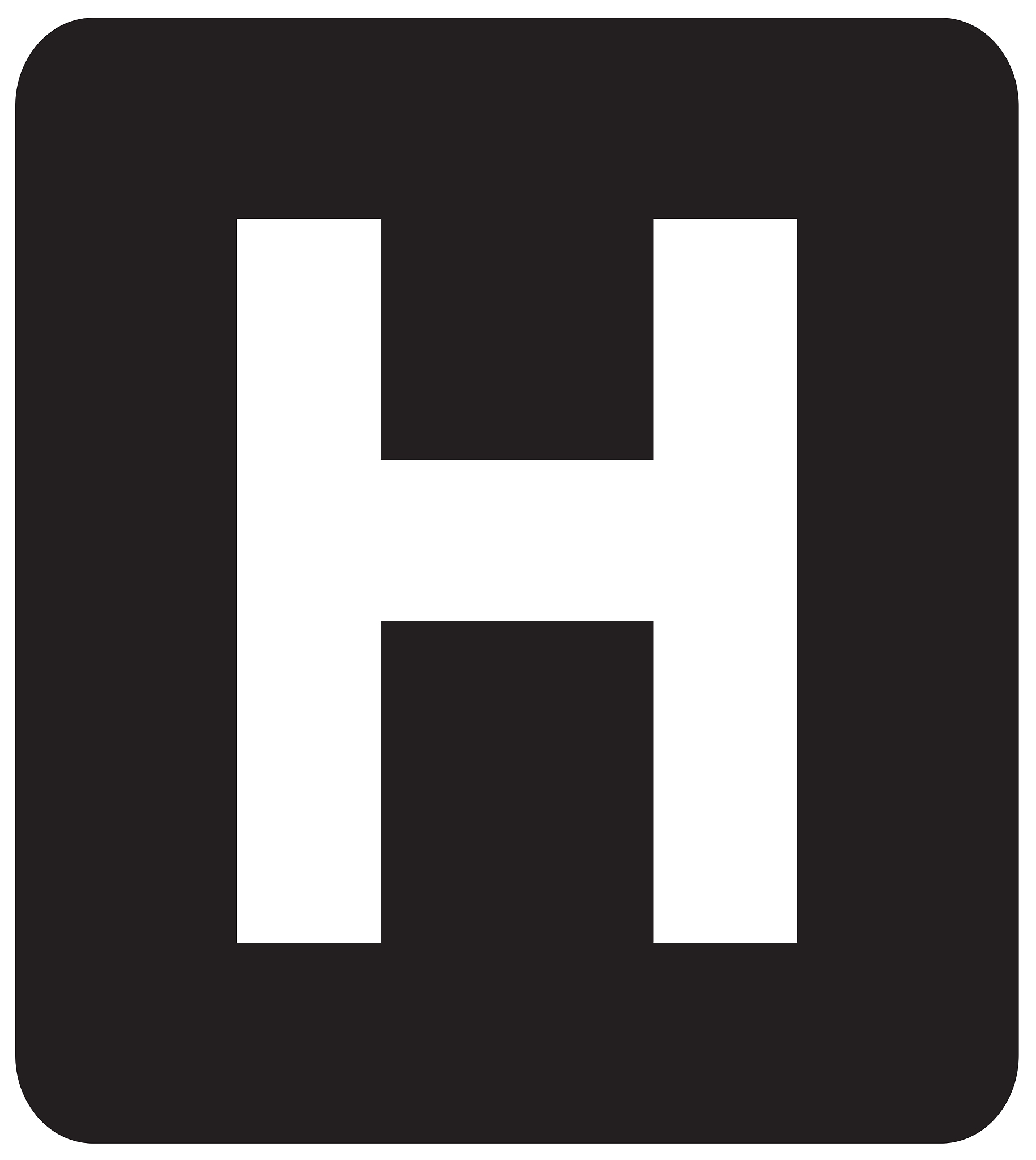 hospital sign