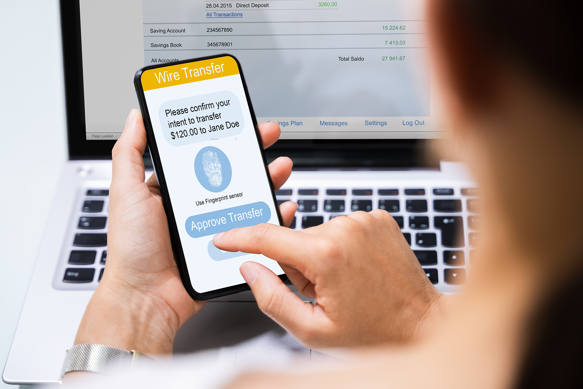 online banking business app