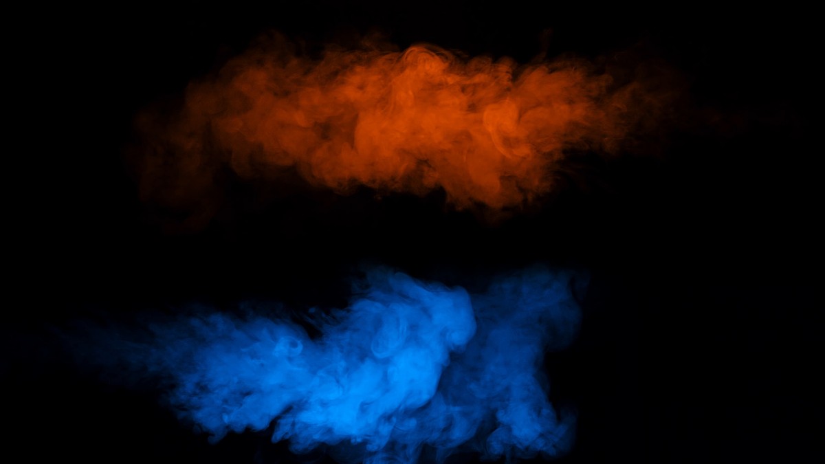 我是一名设计师表达烟雾和火焰的关系