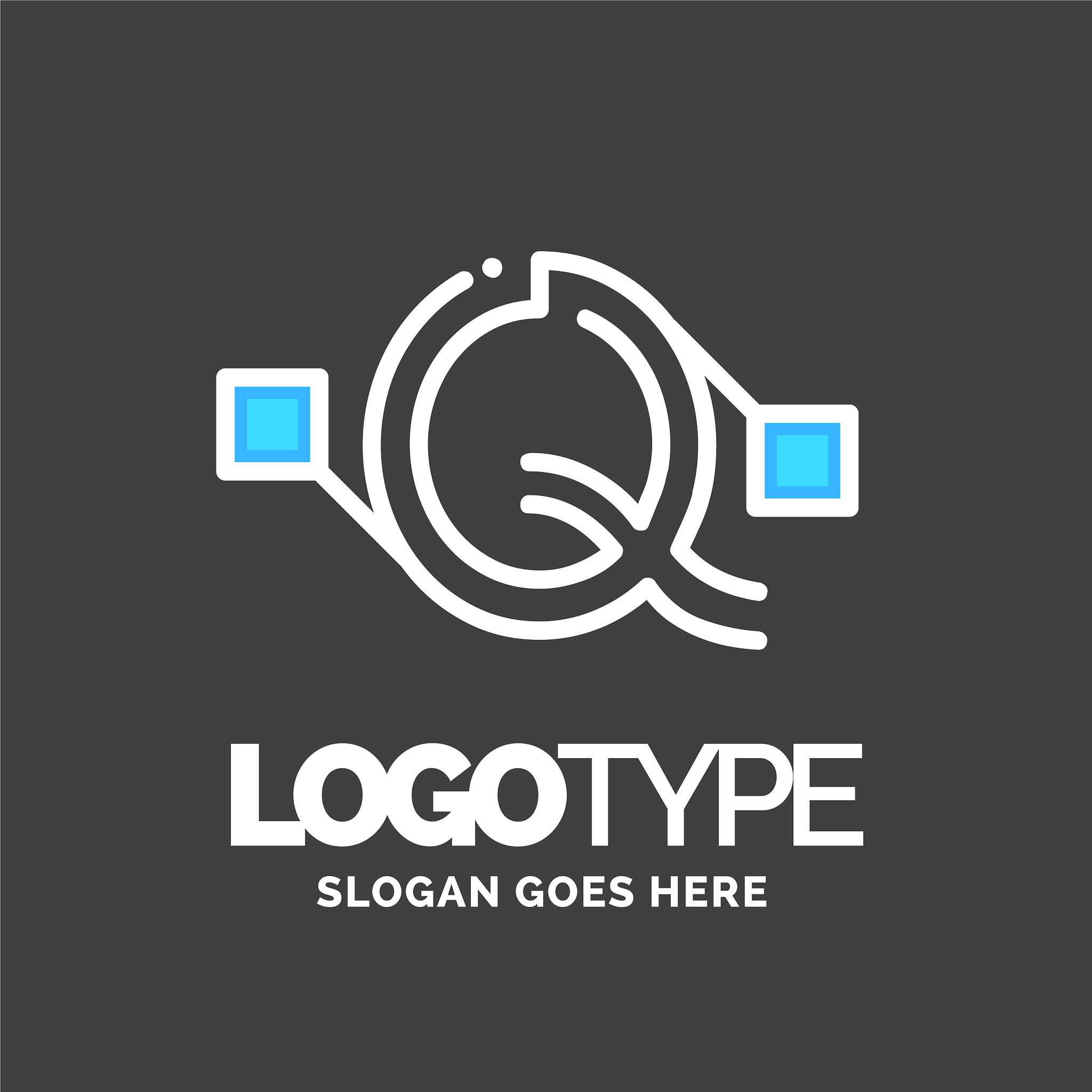 letter q logo business corporate logo design