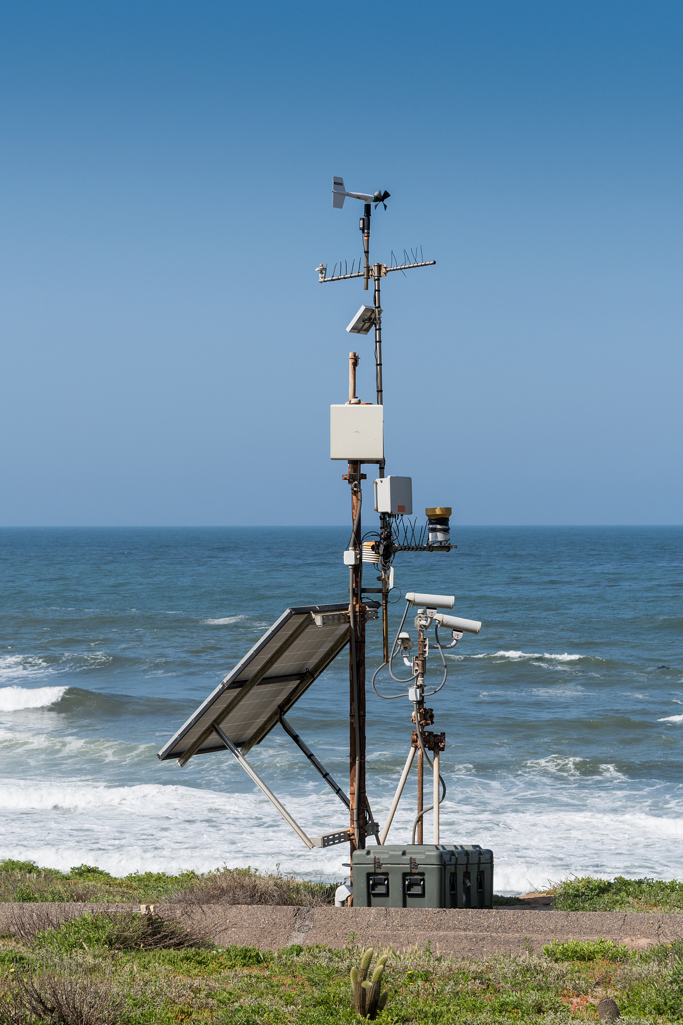 weather station on coast