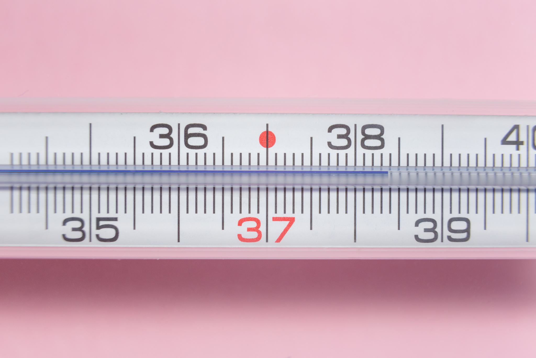detail of a thermometer