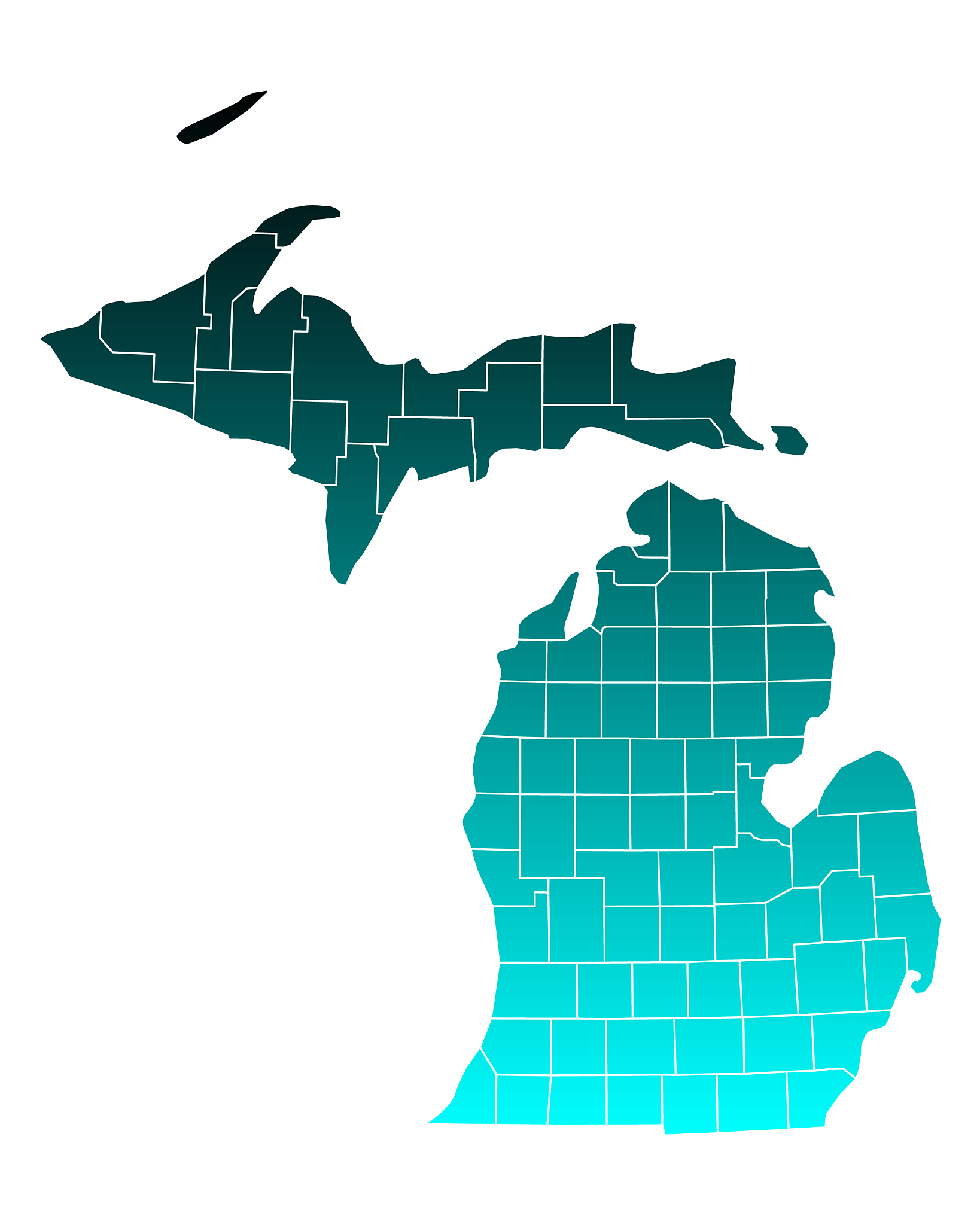 map of michigan