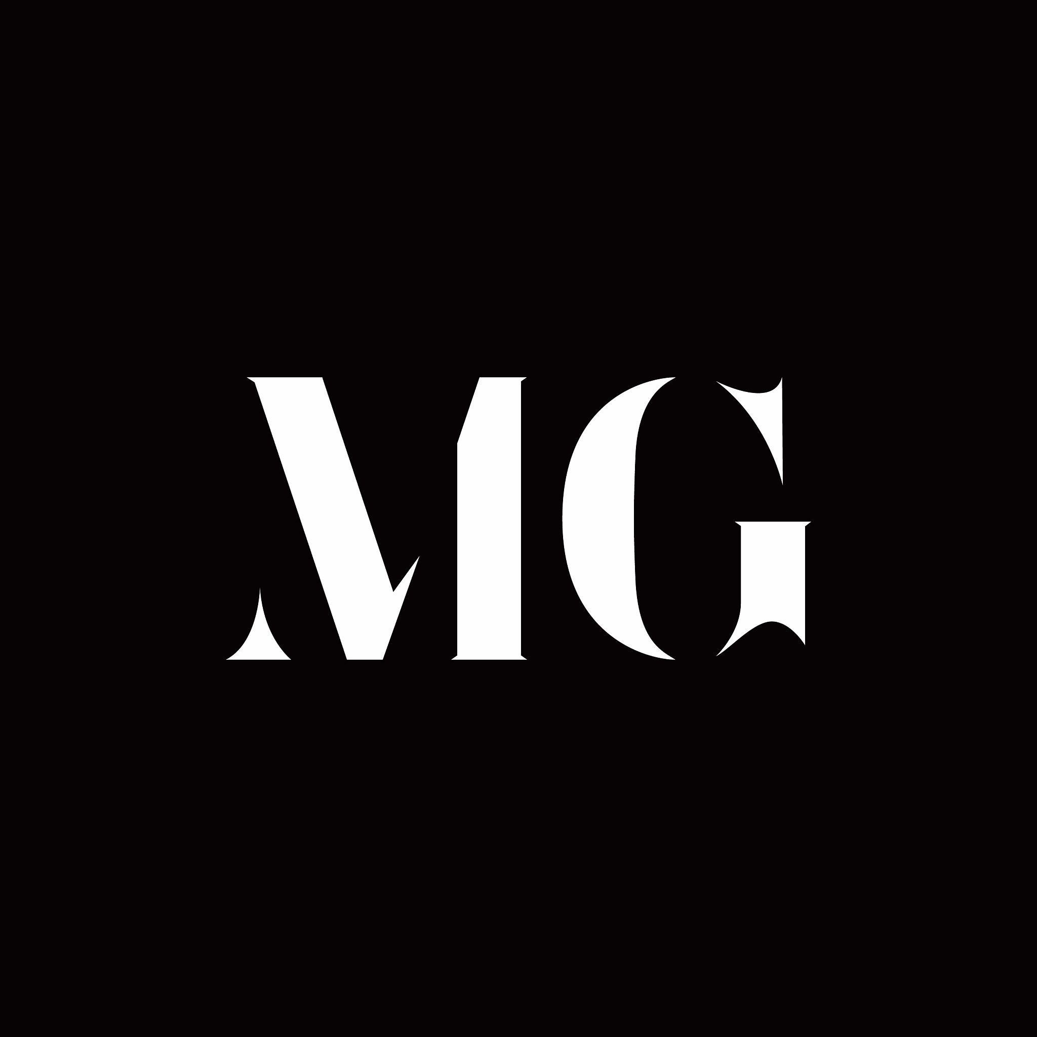 mg logo letter initial logo designs template